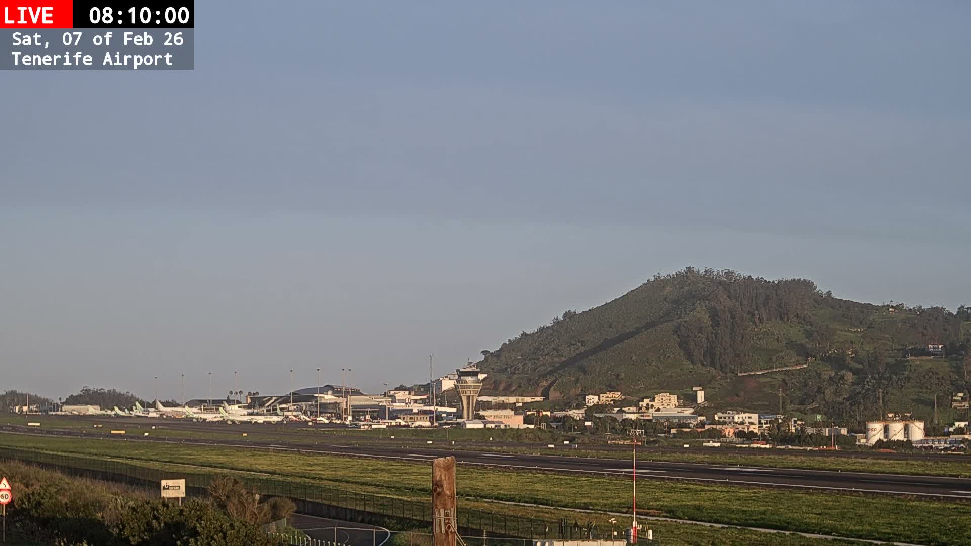(Los Rodeos)Tenerife North Airport Live Cam - Las Palmas, Spain