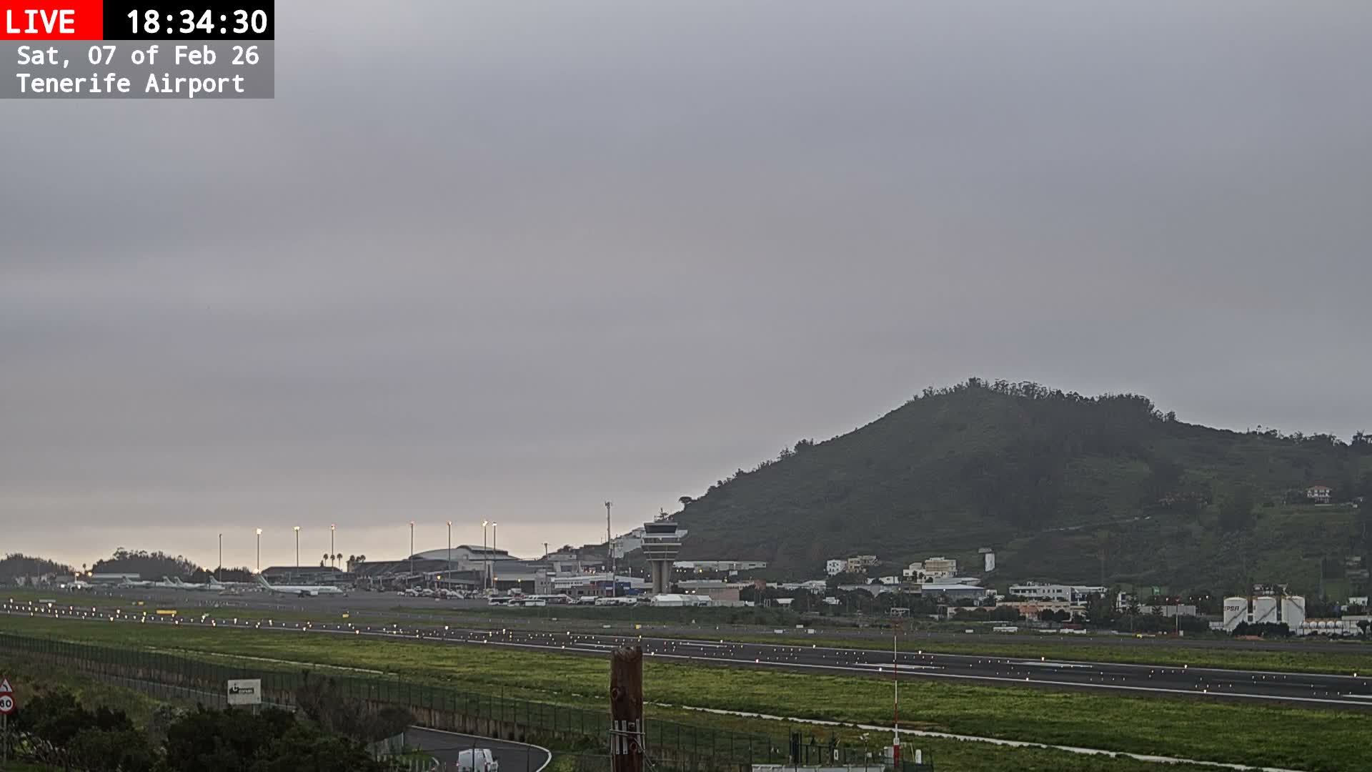 (Los Rodeos)Tenerife North Airport Live Cam - Las Palmas, Spain