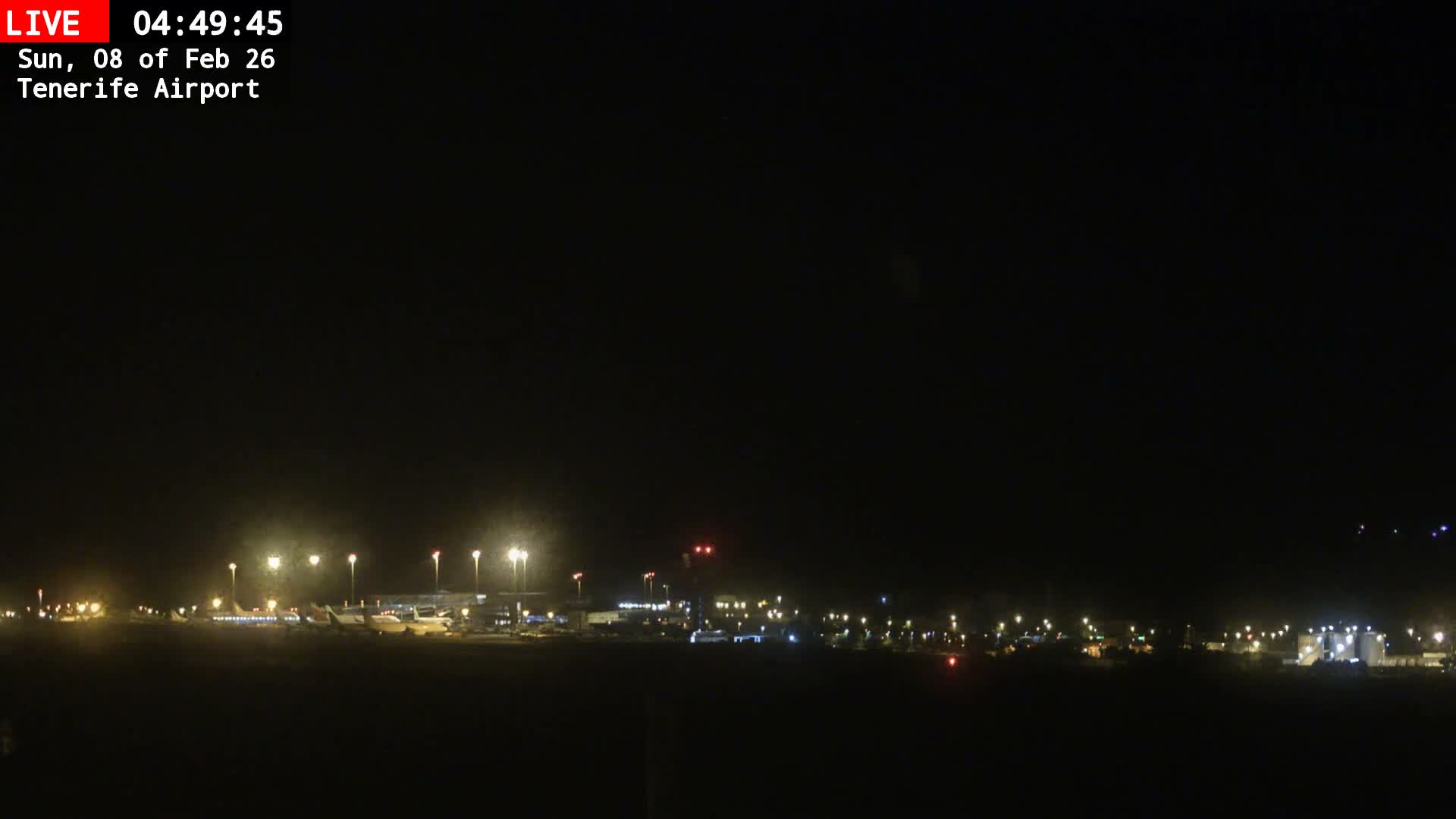 (Los Rodeos)Tenerife North Airport Live Cam - Las Palmas, Spain