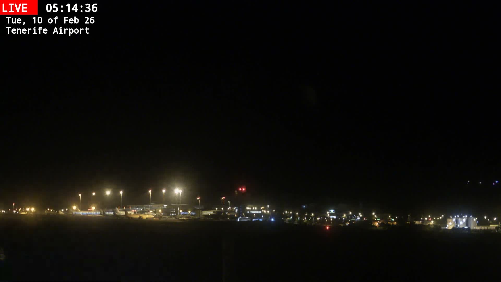 (Los Rodeos)Tenerife North Airport Live Cam - Las Palmas, Spain