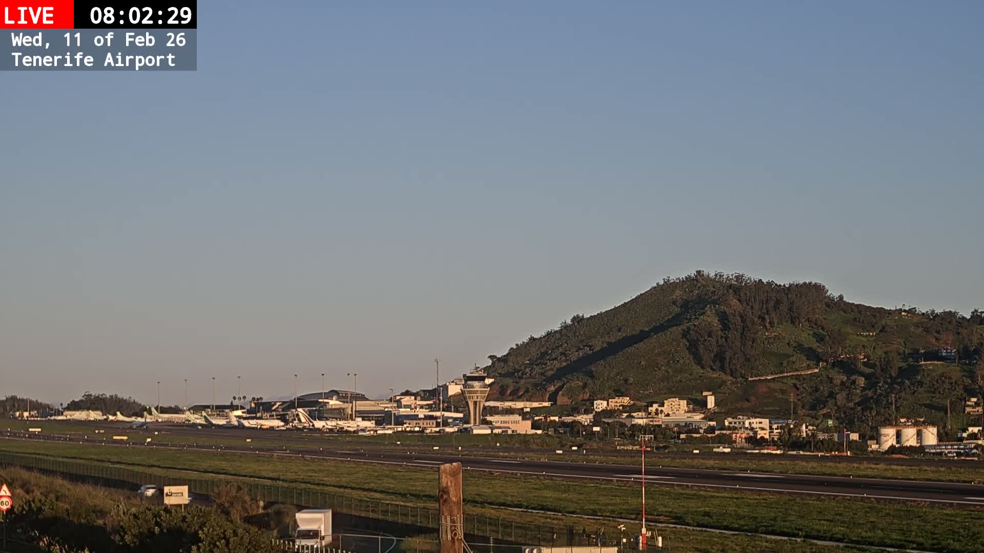(Los Rodeos)Tenerife North Airport Live Cam - Las Palmas, Spain