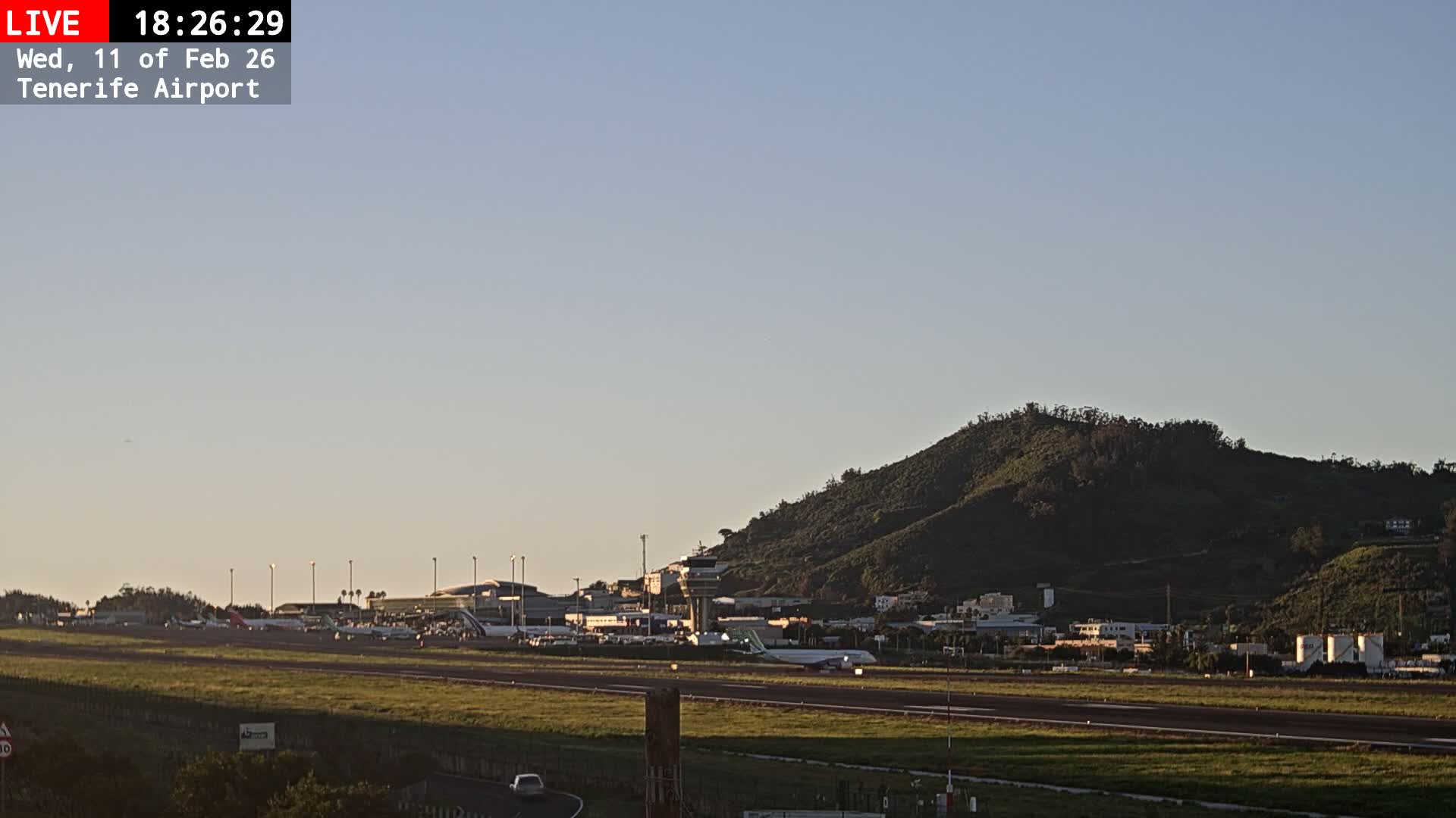 (Los Rodeos)Tenerife North Airport Live Cam - Las Palmas, Spain