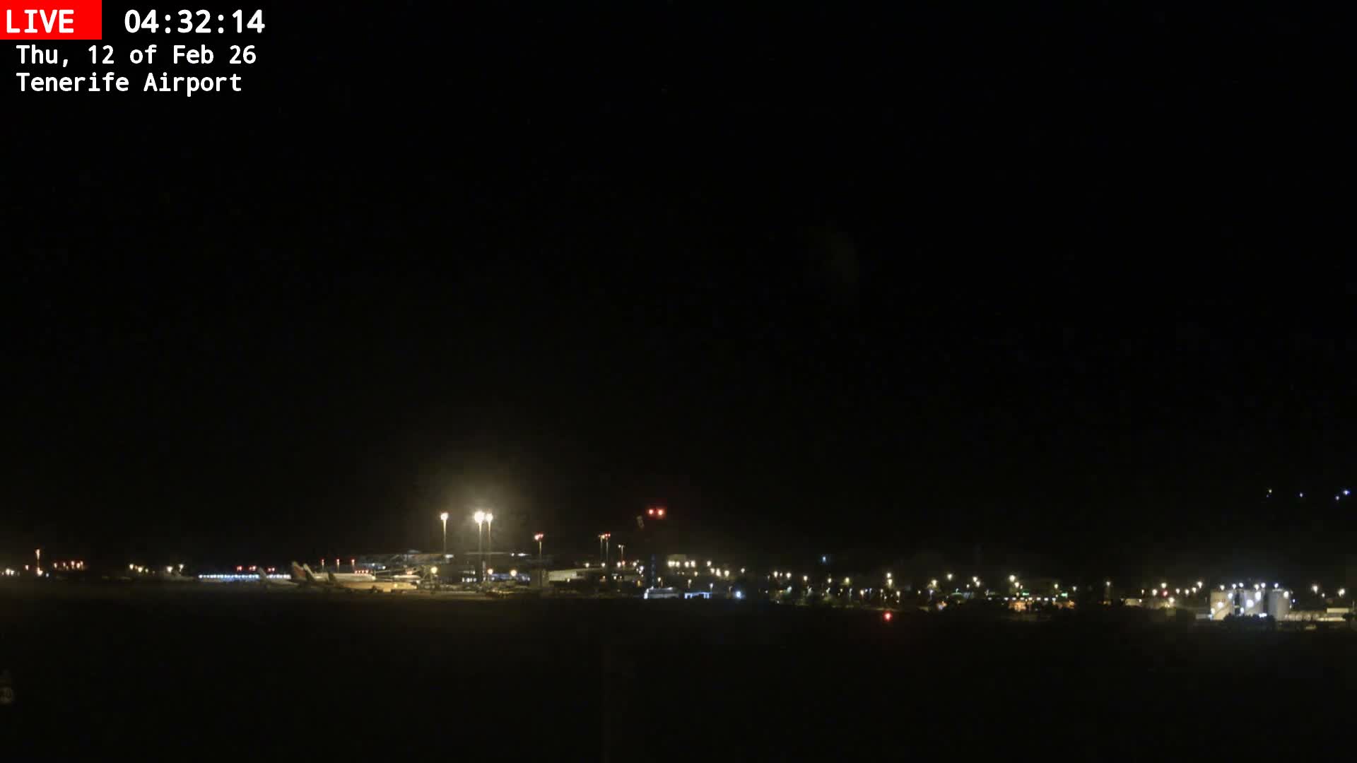 (Los Rodeos)Tenerife North Airport Live Cam - Las Palmas, Spain