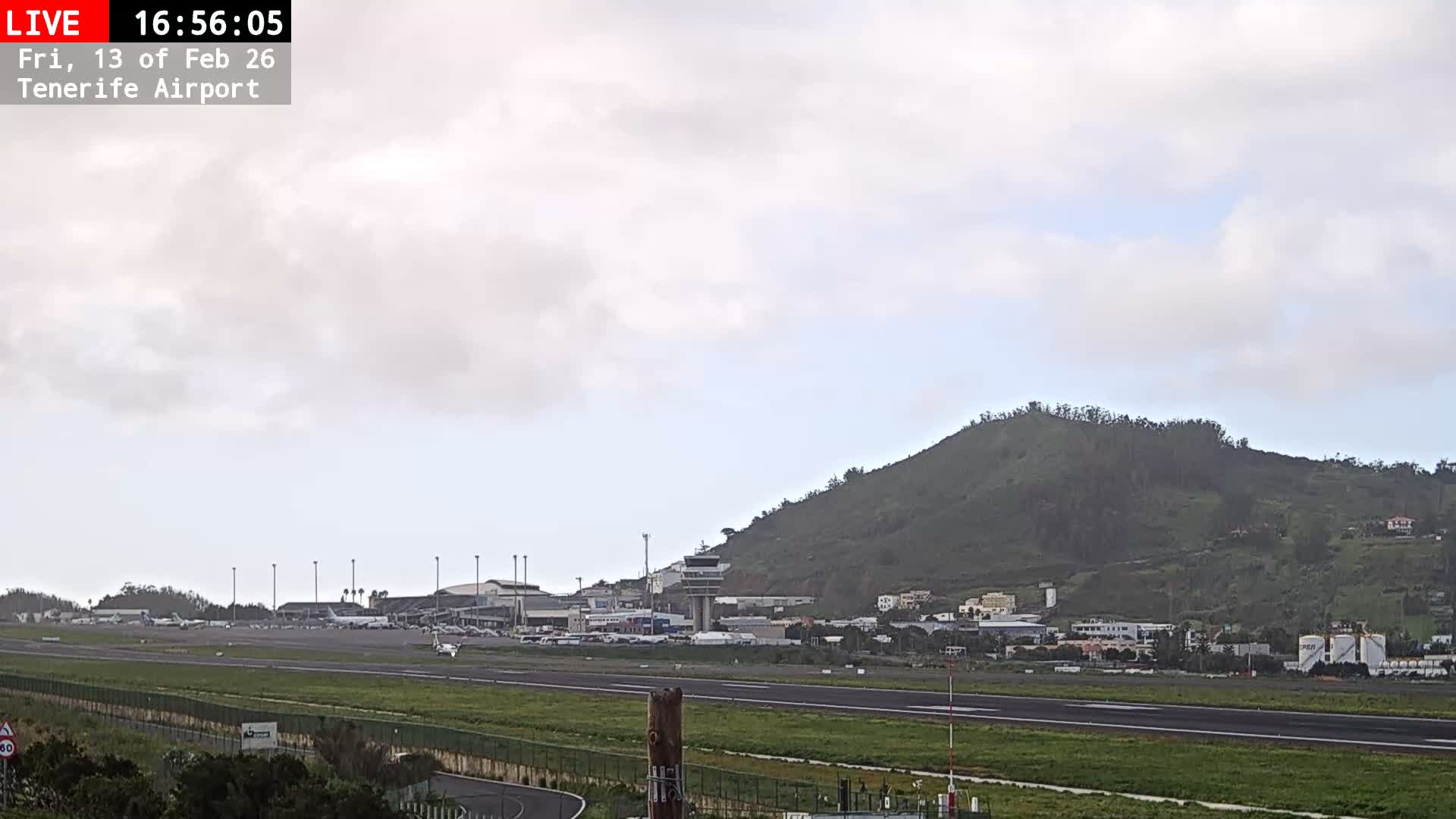 (Los Rodeos)Tenerife North Airport Live Cam - Las Palmas, Spain