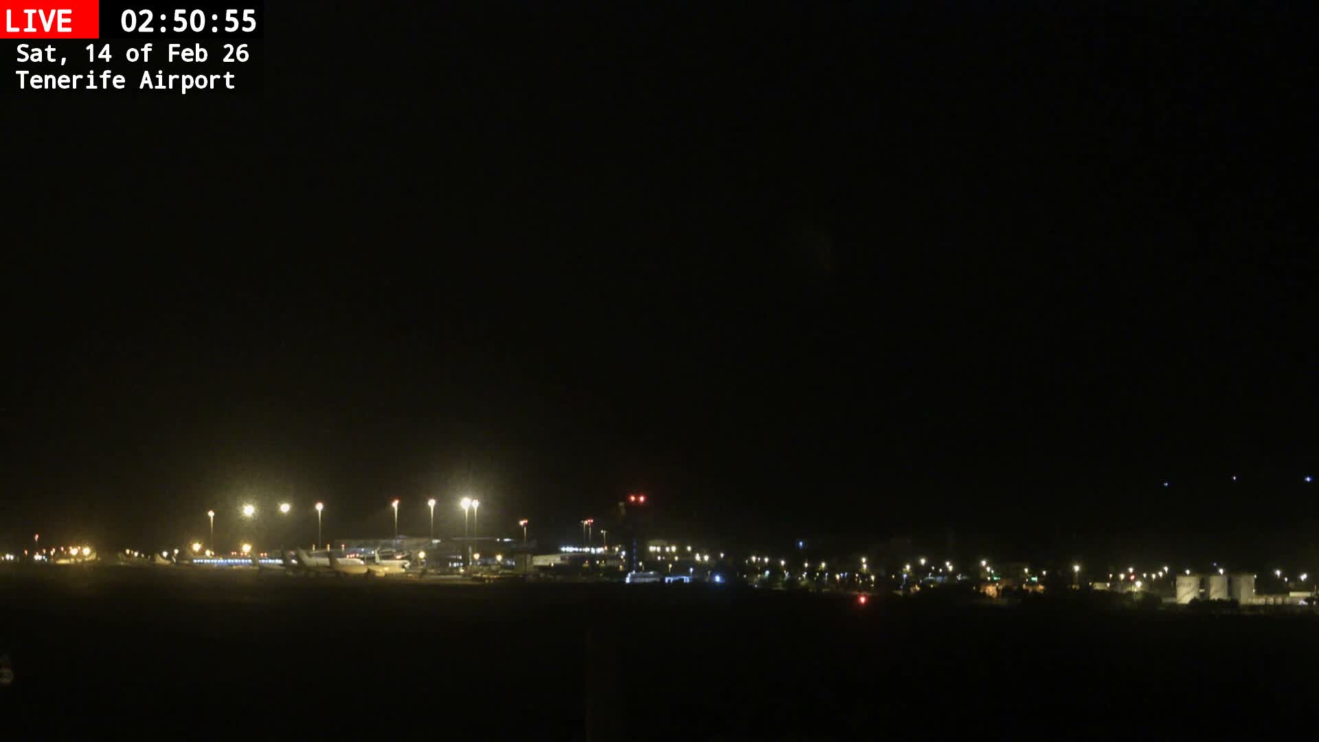 (Los Rodeos)Tenerife North Airport Live Cam - Las Palmas, Spain