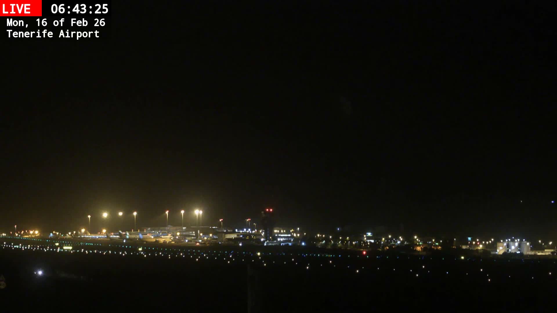 (Los Rodeos)Tenerife North Airport Live Cam - Las Palmas, Spain