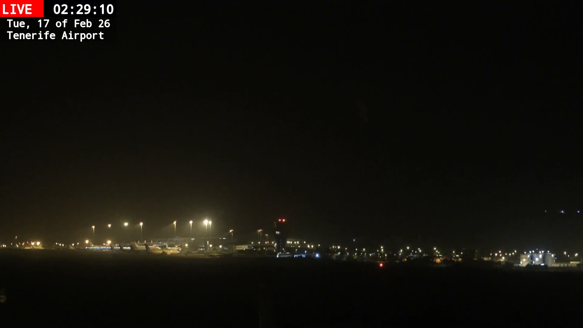 (Los Rodeos)Tenerife North Airport Live Cam - Las Palmas, Spain