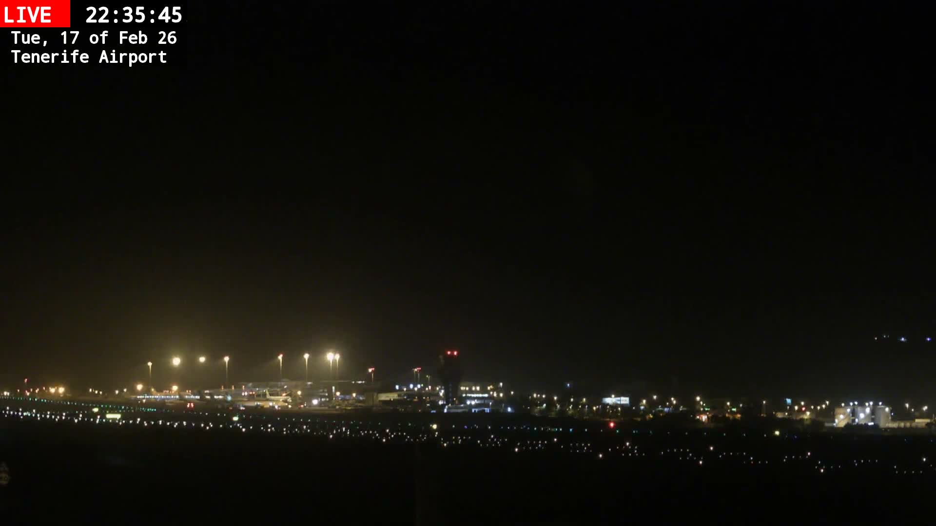 (Los Rodeos)Tenerife North Airport Live Cam - Las Palmas, Spain