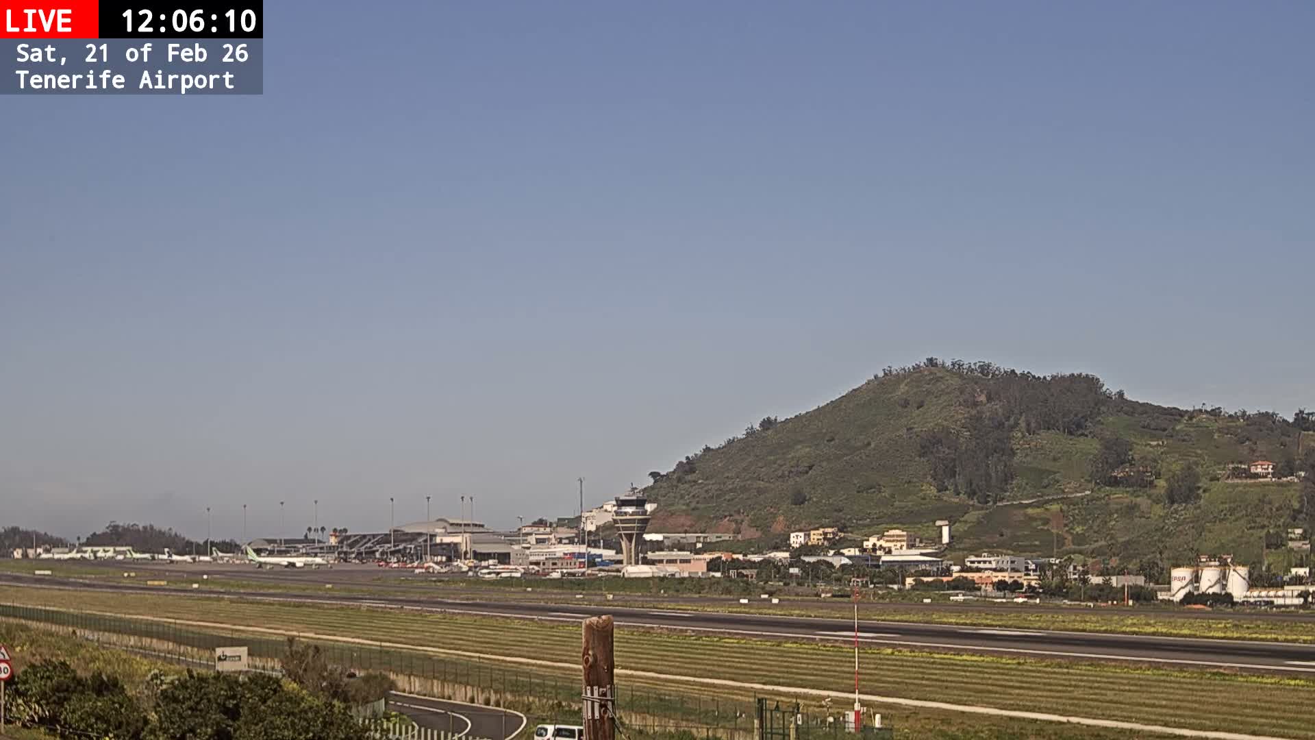(Los Rodeos)Tenerife North Airport Live Cam - Las Palmas, Spain