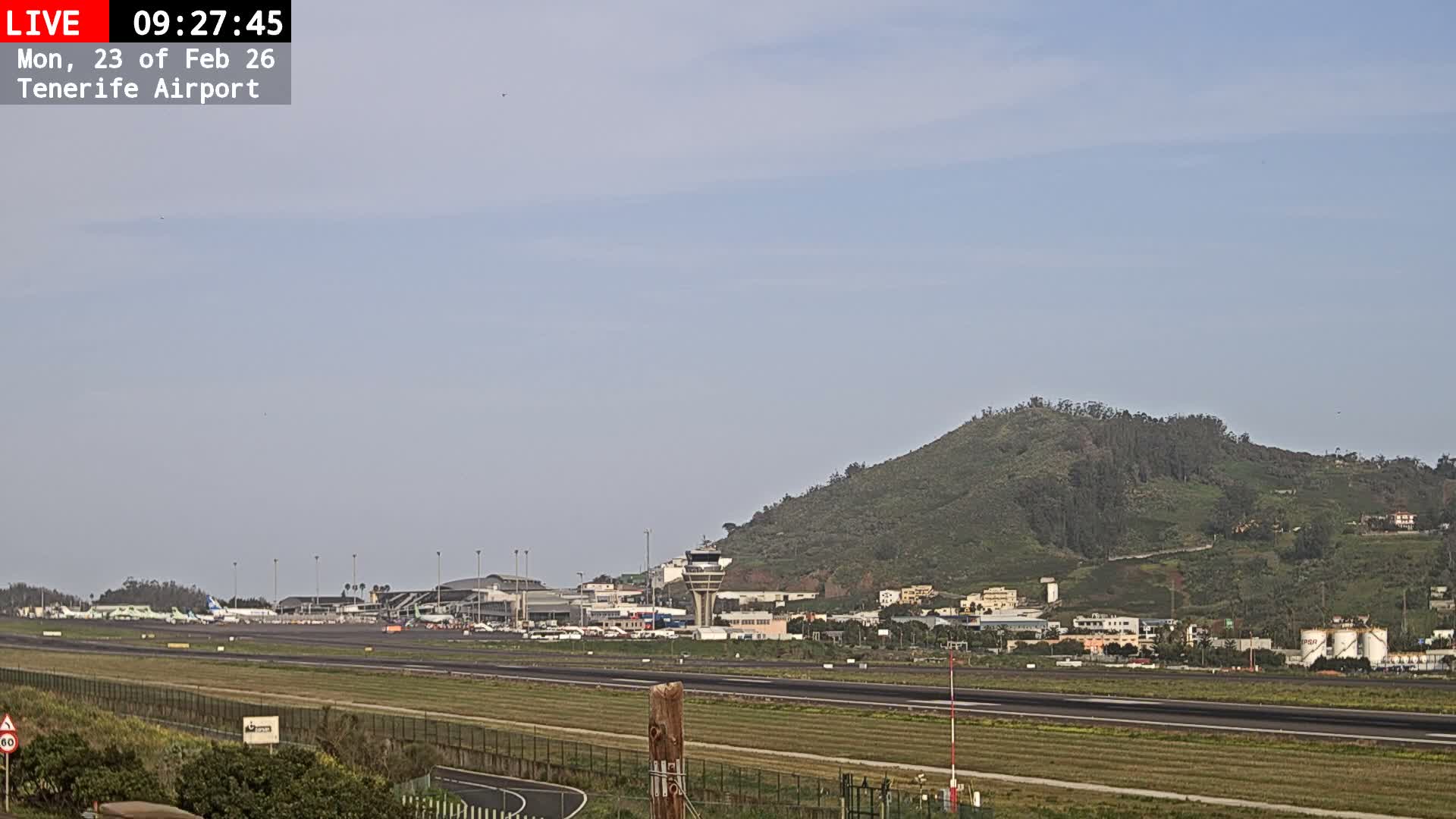 (Los Rodeos)Tenerife North Airport Live Cam - Las Palmas, Spain