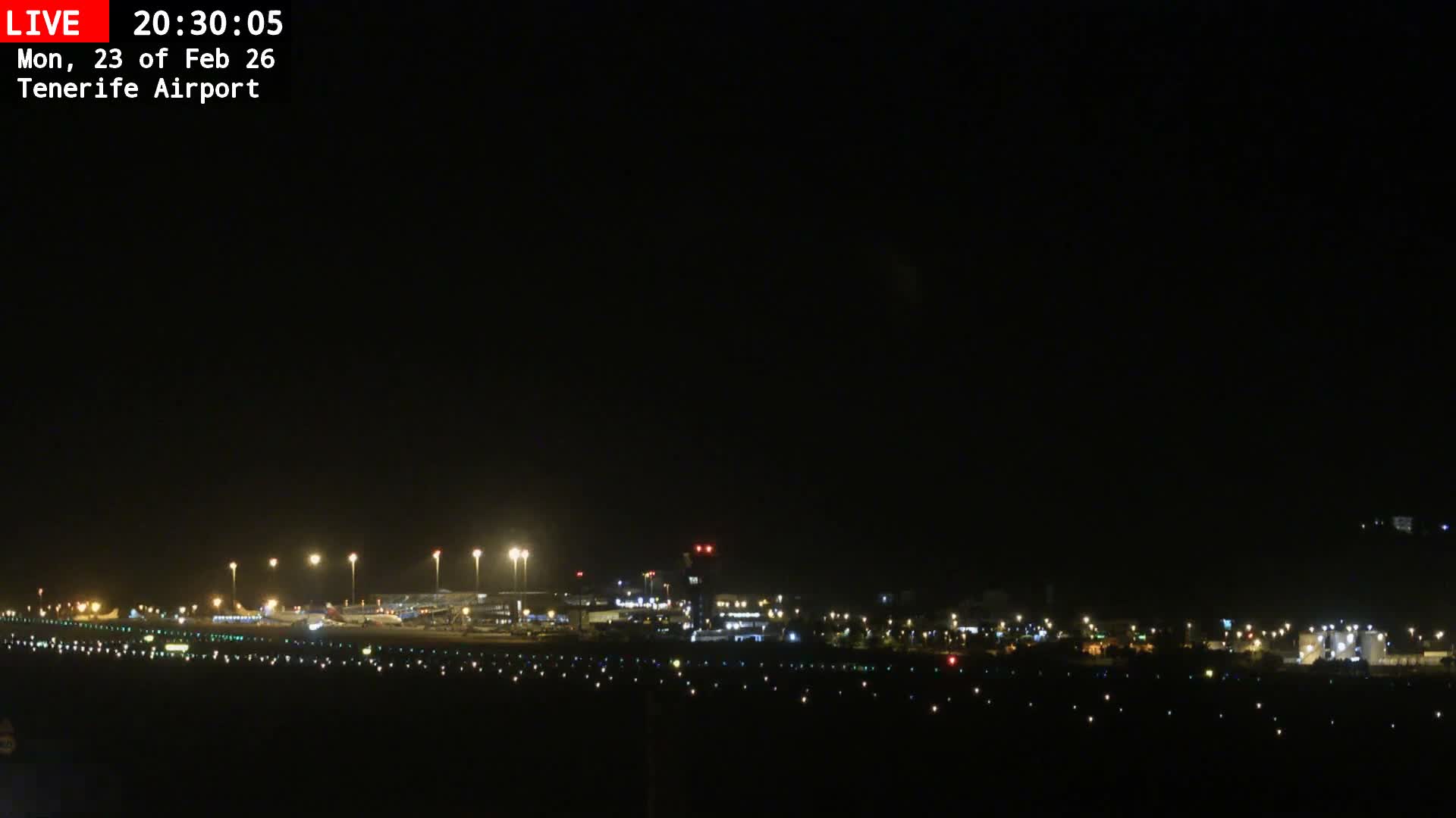 (Los Rodeos)Tenerife North Airport Live Cam - Las Palmas, Spain