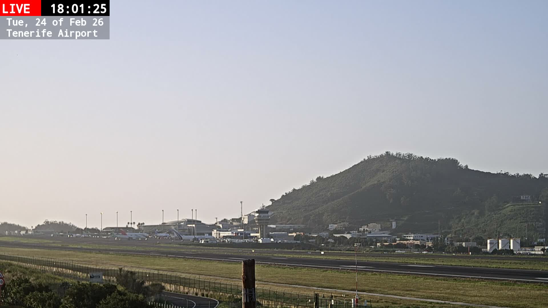 (Los Rodeos)Tenerife North Airport Live Cam - Las Palmas, Spain