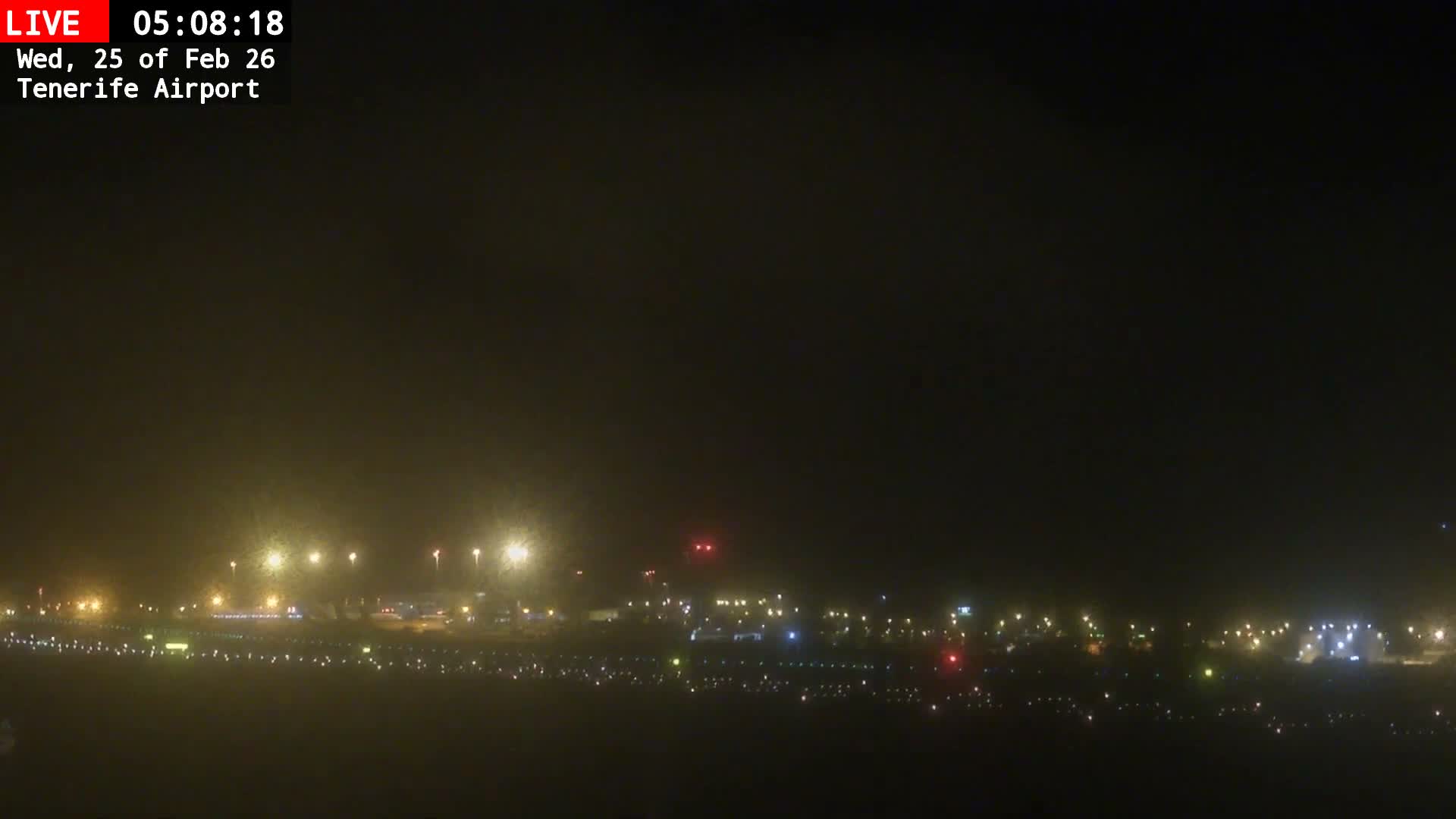 (Los Rodeos)Tenerife North Airport Live Cam - Las Palmas, Spain