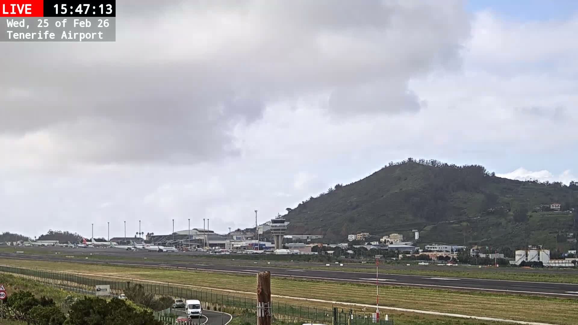 (Los Rodeos)Tenerife North Airport Live Cam - Las Palmas, Spain