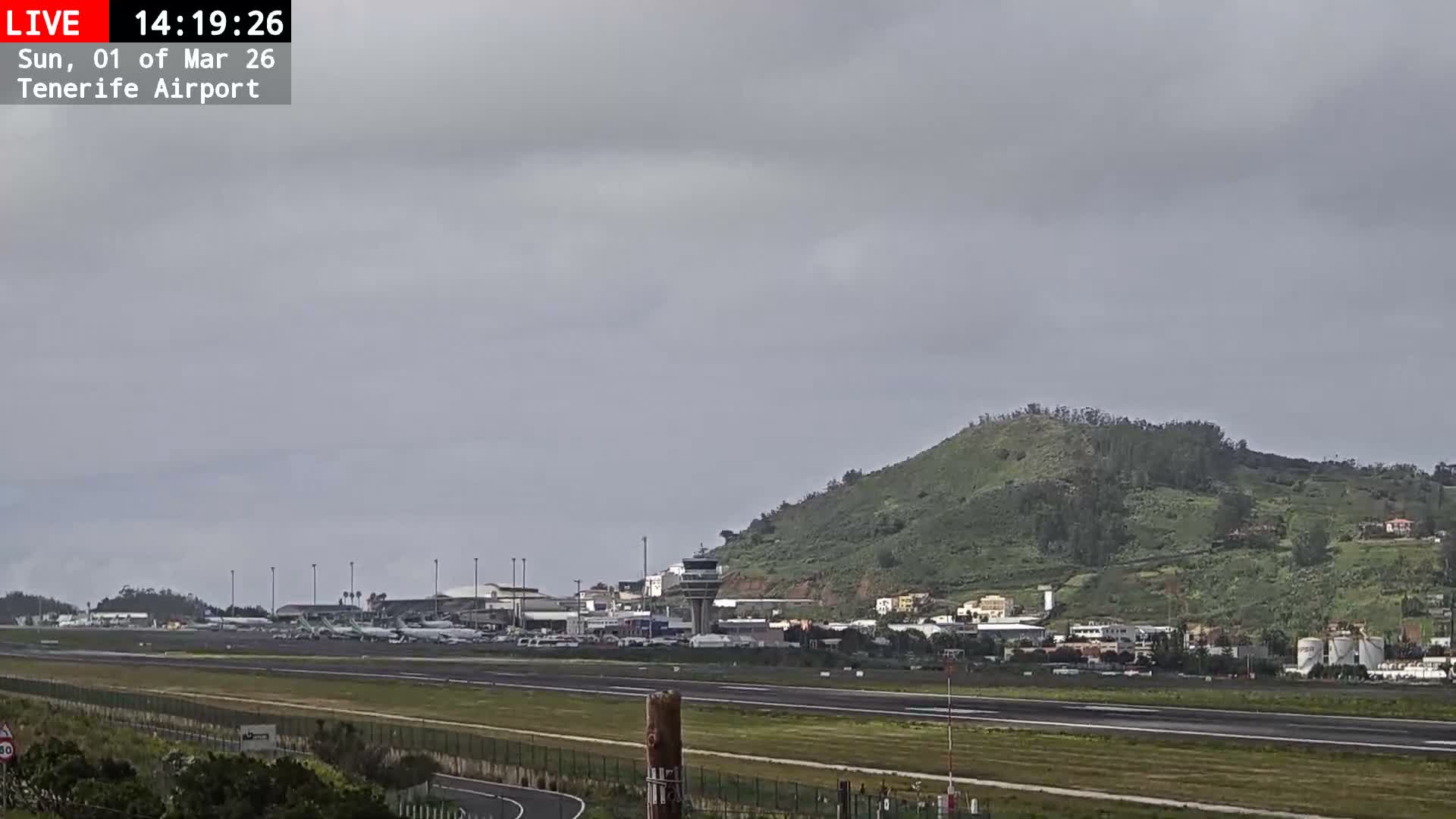 (Los Rodeos)Tenerife North Airport Live Cam - Las Palmas, Spain