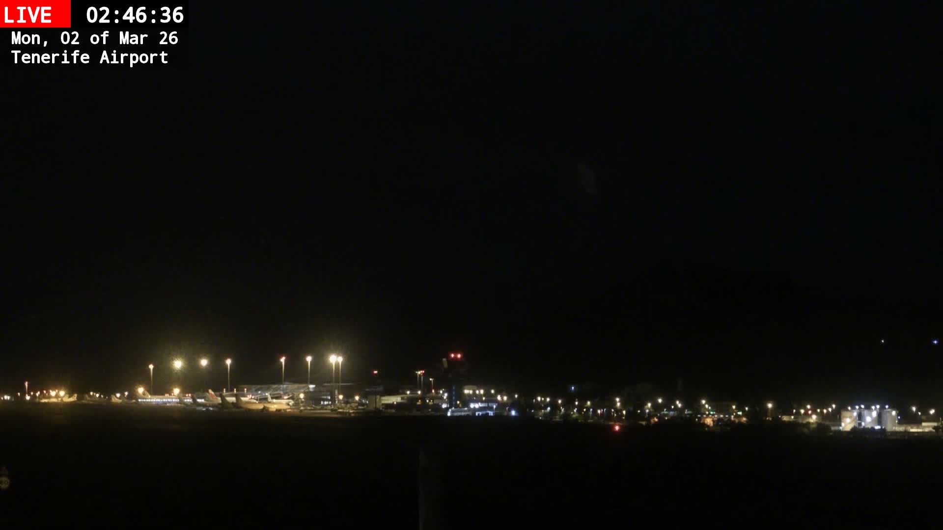 (Los Rodeos)Tenerife North Airport Live Cam - Las Palmas, Spain