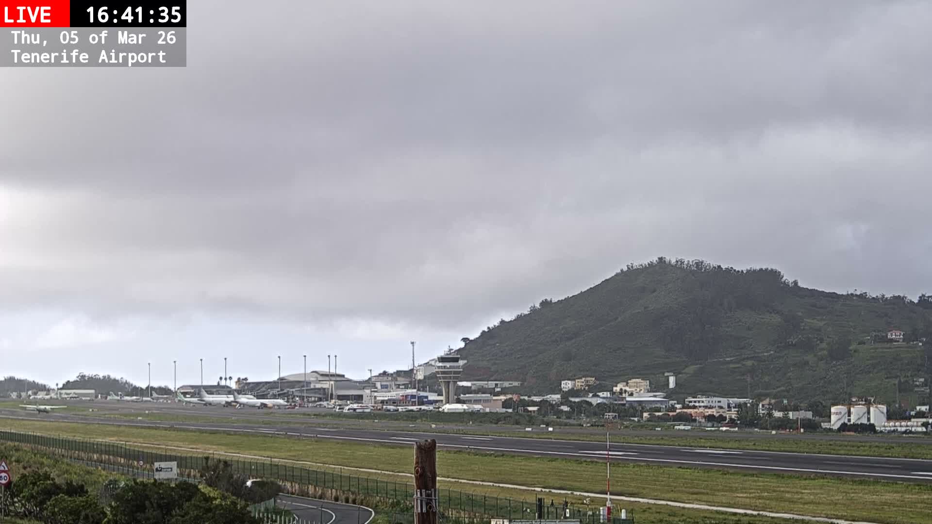 (Los Rodeos)Tenerife North Airport Live Cam - Las Palmas, Spain