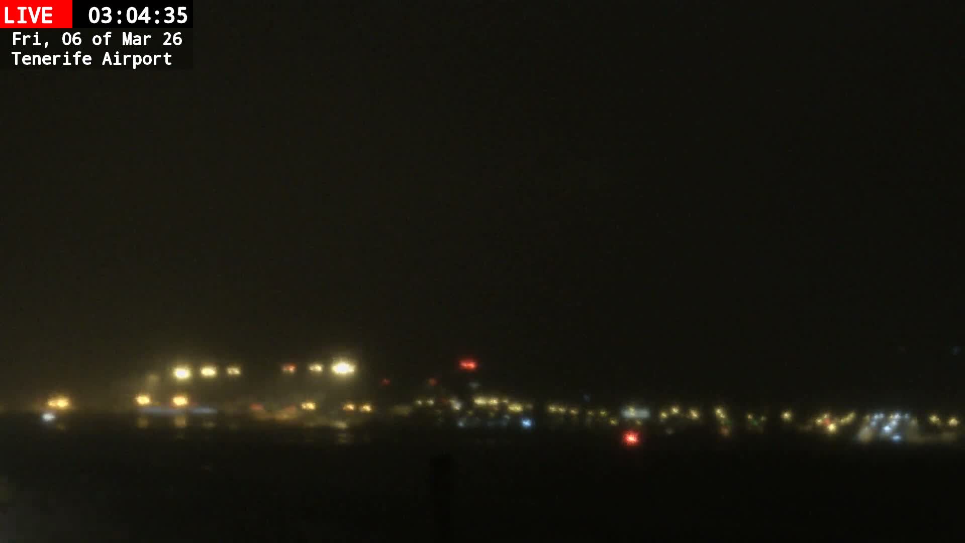 (Los Rodeos)Tenerife North Airport Live Cam - Las Palmas, Spain