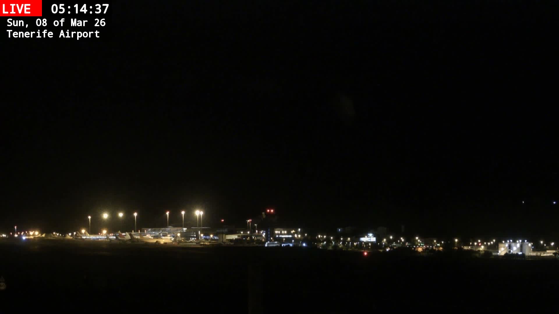 (Los Rodeos)Tenerife North Airport Live Cam - Las Palmas, Spain