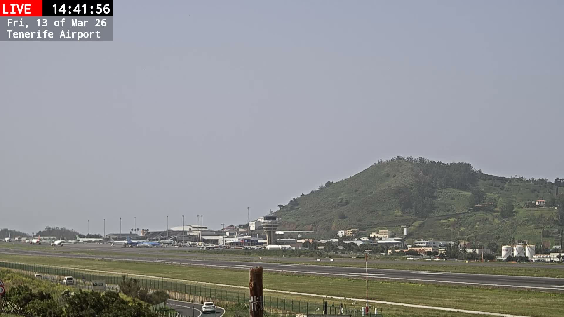 (Los Rodeos)Tenerife North Airport Live Cam - Las Palmas, Spain