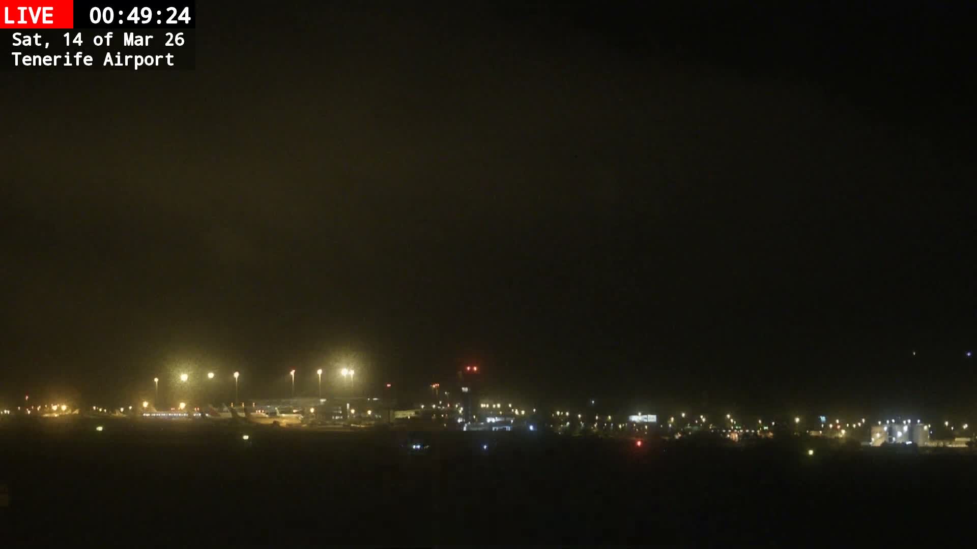 (Los Rodeos)Tenerife North Airport Live Cam - Las Palmas, Spain