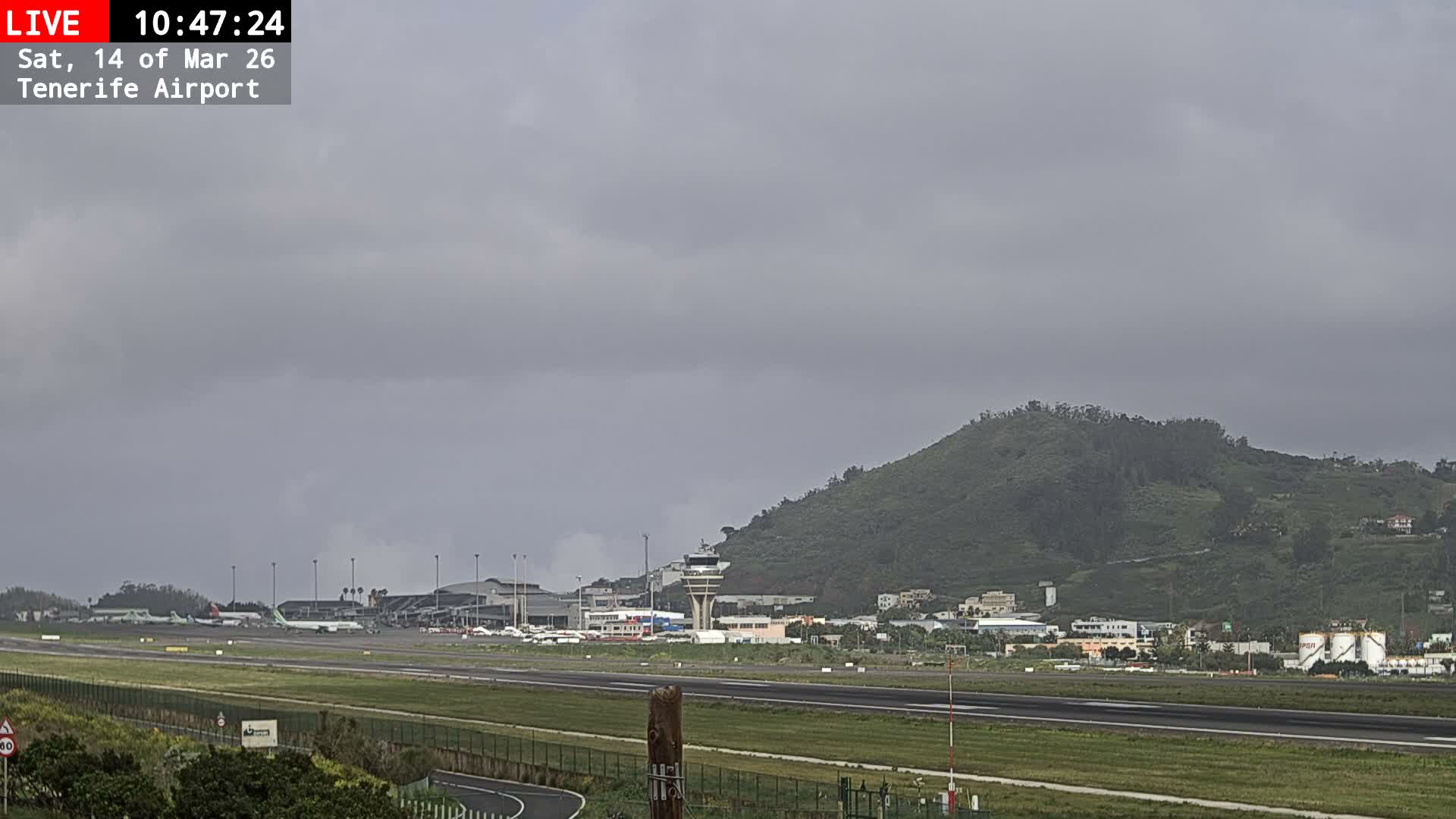(Los Rodeos)Tenerife North Airport Live Cam - Las Palmas, Spain