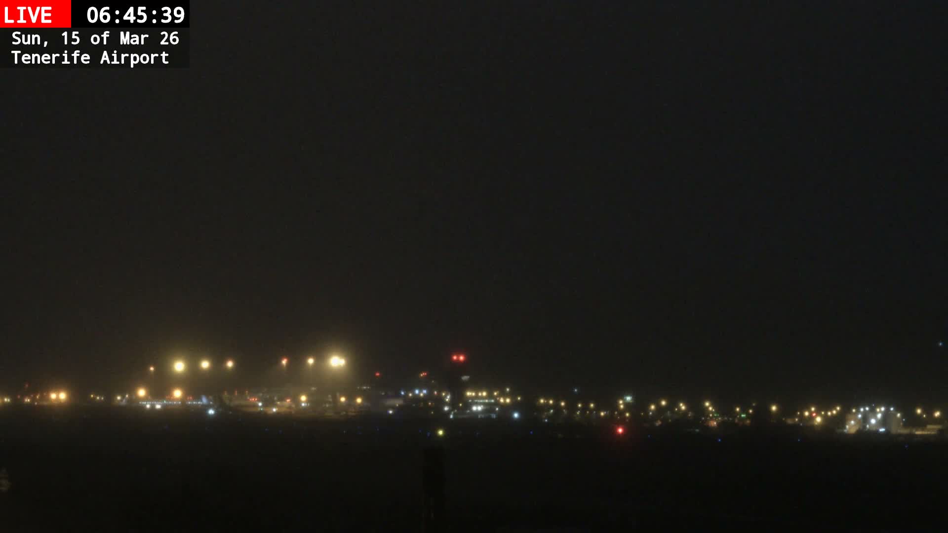 (Los Rodeos)Tenerife North Airport Live Cam - Las Palmas, Spain