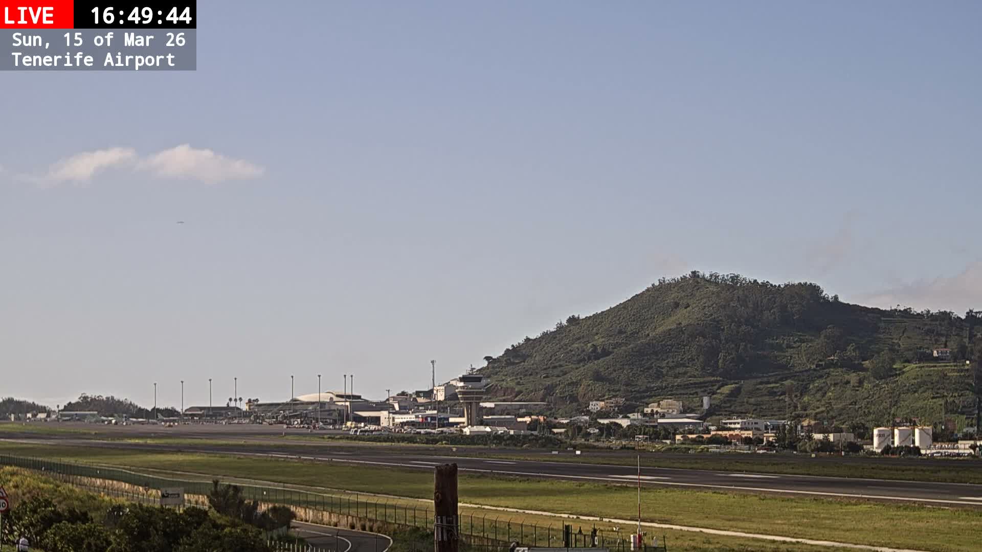 (Los Rodeos)Tenerife North Airport Live Cam - Las Palmas, Spain