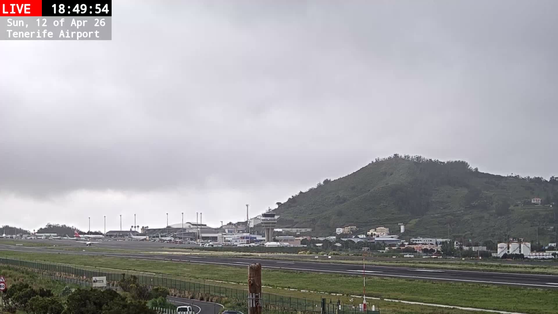 (Los Rodeos)Tenerife North Airport Live Cam - Las Palmas, Spain