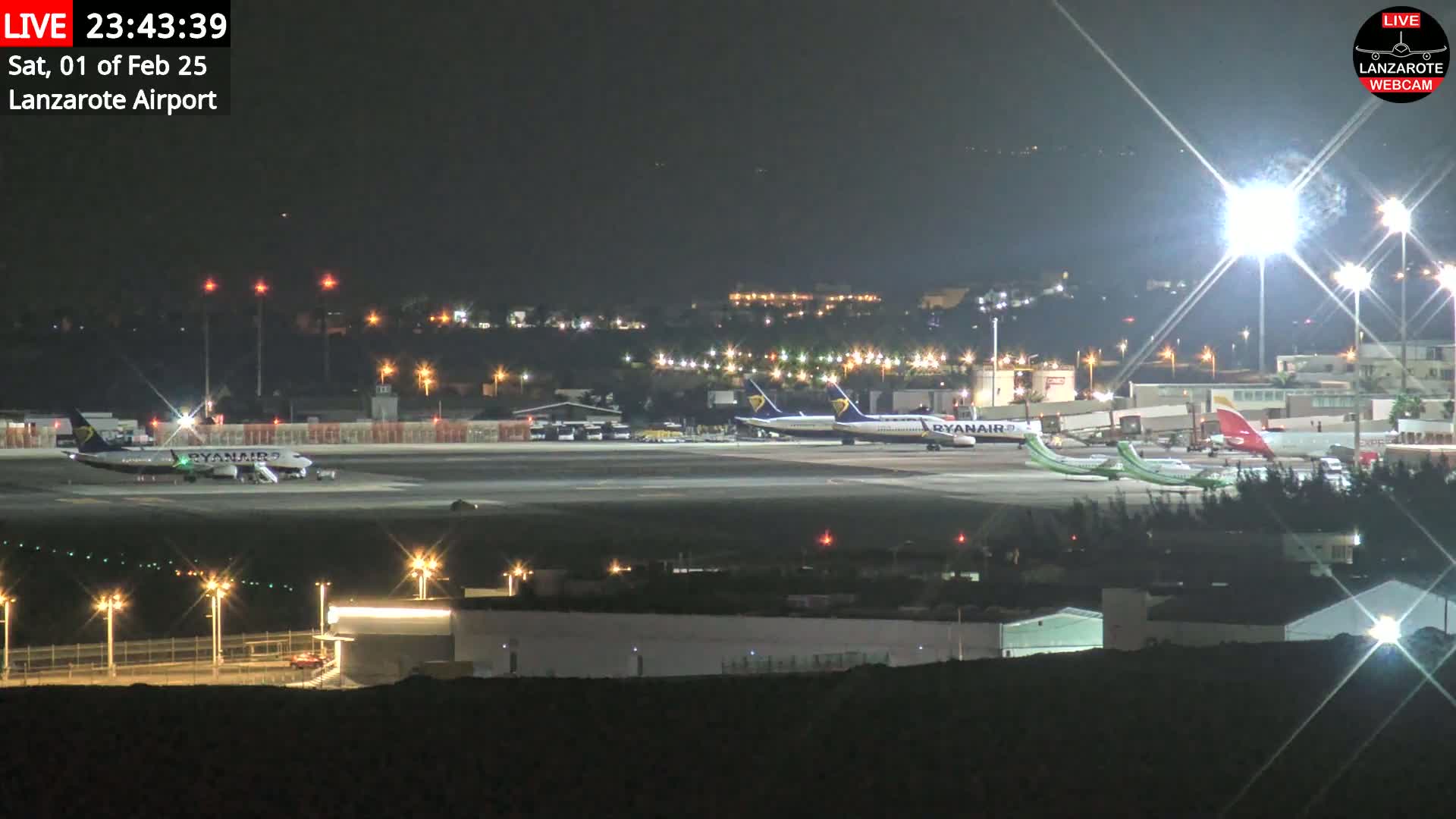 Lanzarote Airport from Outside Live Cam - Canary Islands - Las Palmas - Spain