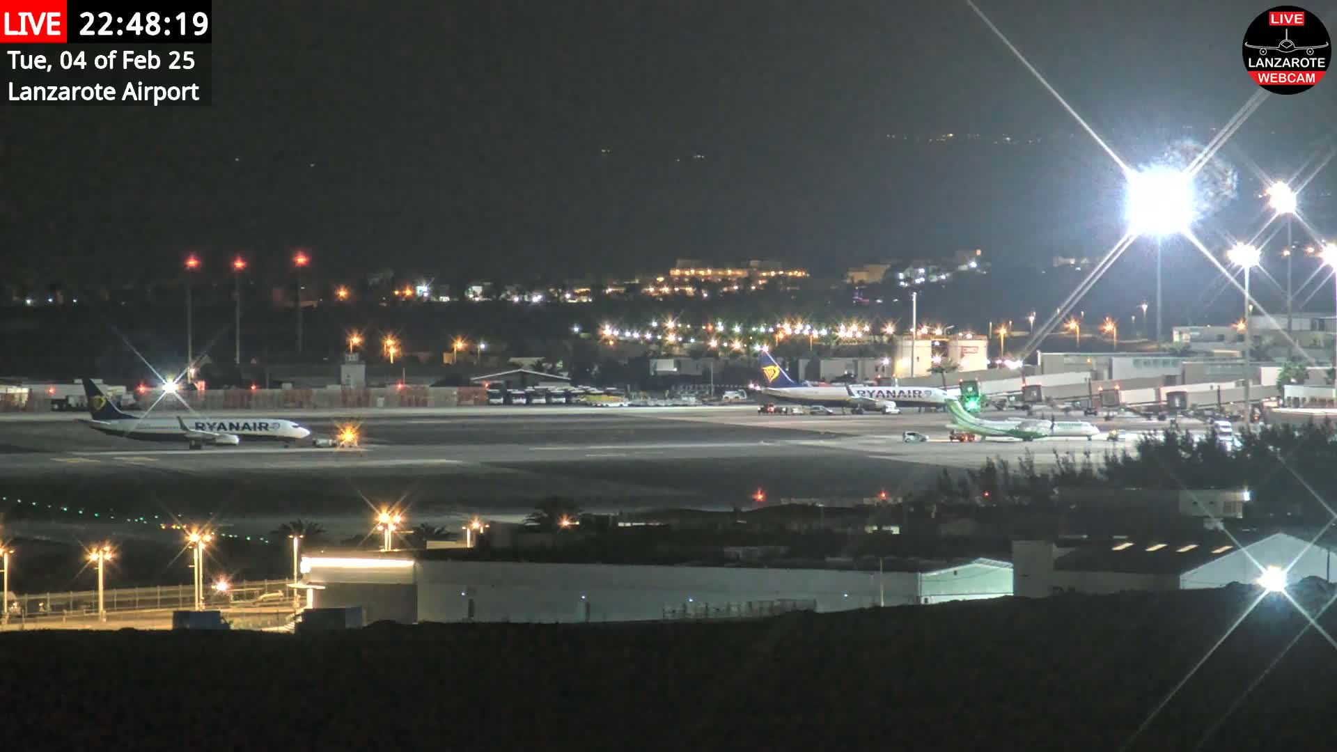 Lanzarote Airport from Outside Live Cam - Canary Islands - Las Palmas - Spain