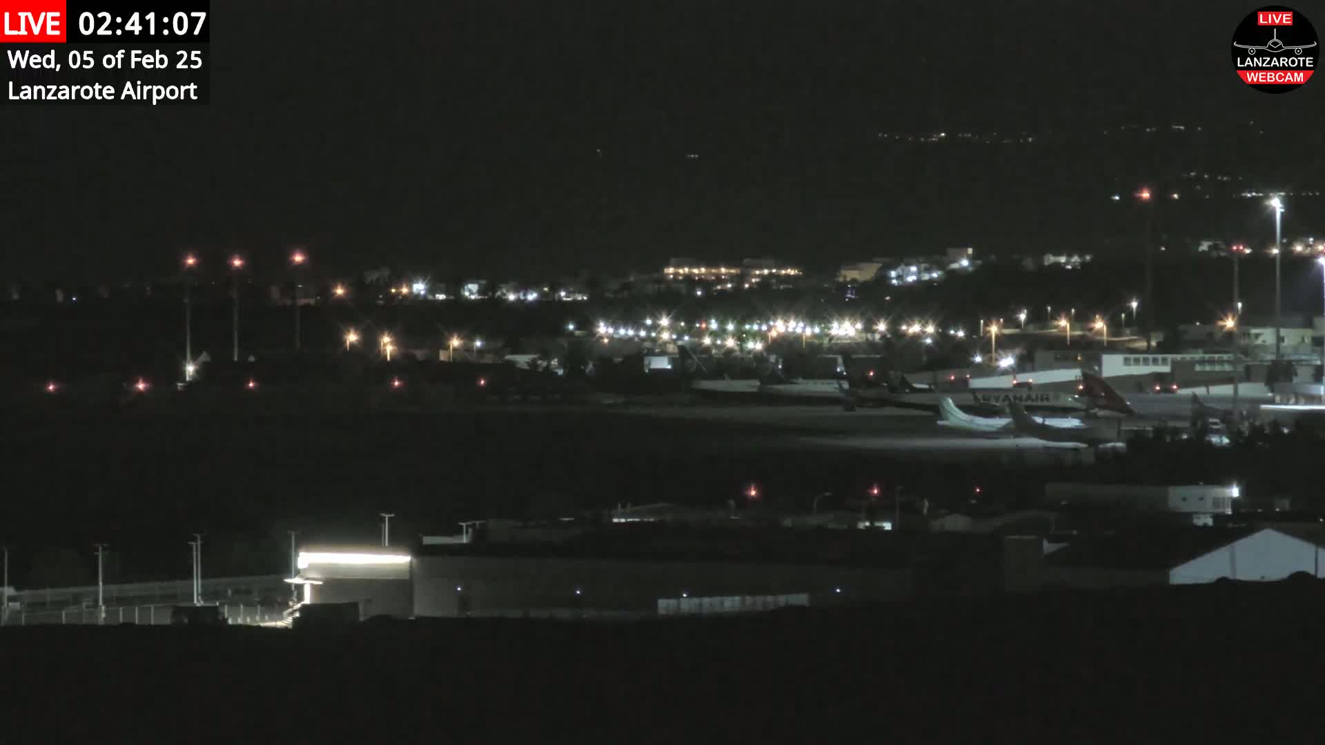 Lanzarote Airport from Outside Live Cam - Canary Islands - Las Palmas - Spain