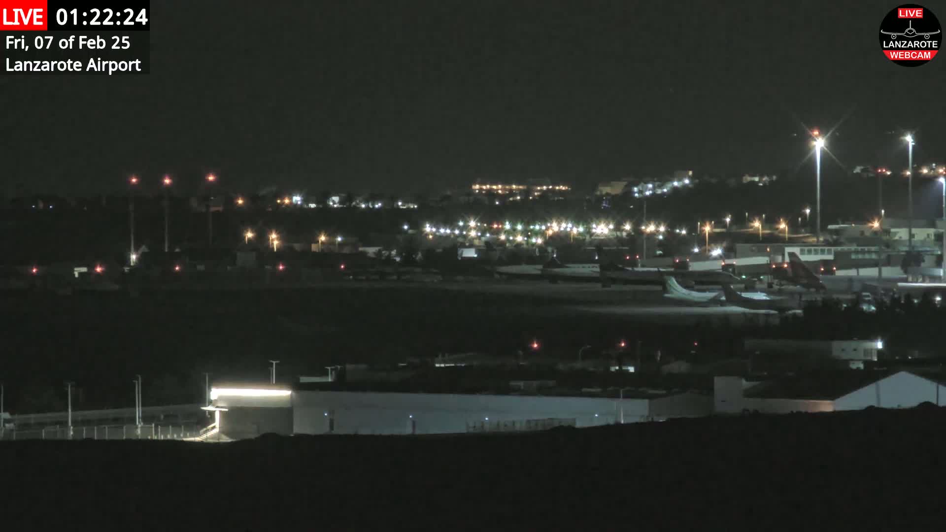Lanzarote Airport from Outside Live Cam - Canary Islands - Las Palmas - Spain