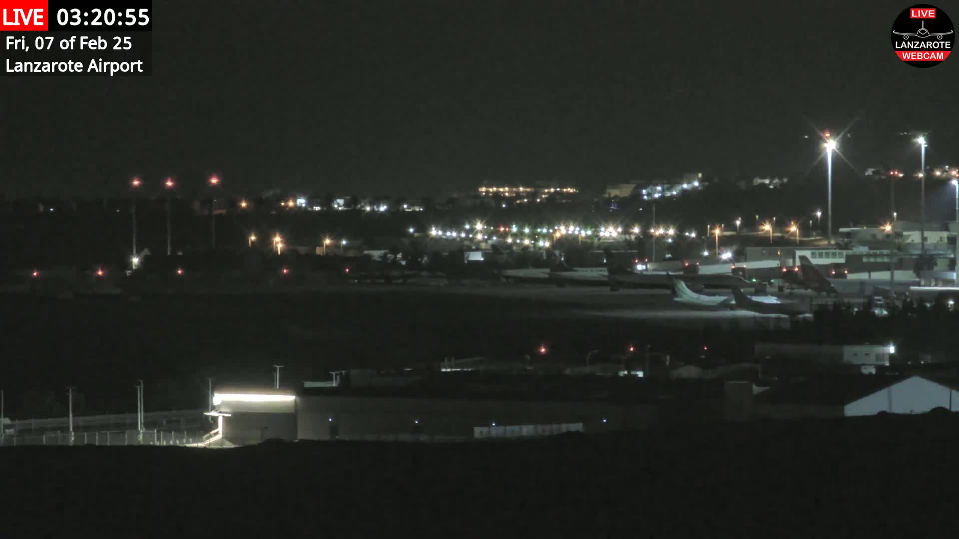 Lanzarote Airport from Outside Live Cam - Canary Islands - Las Palmas - Spain