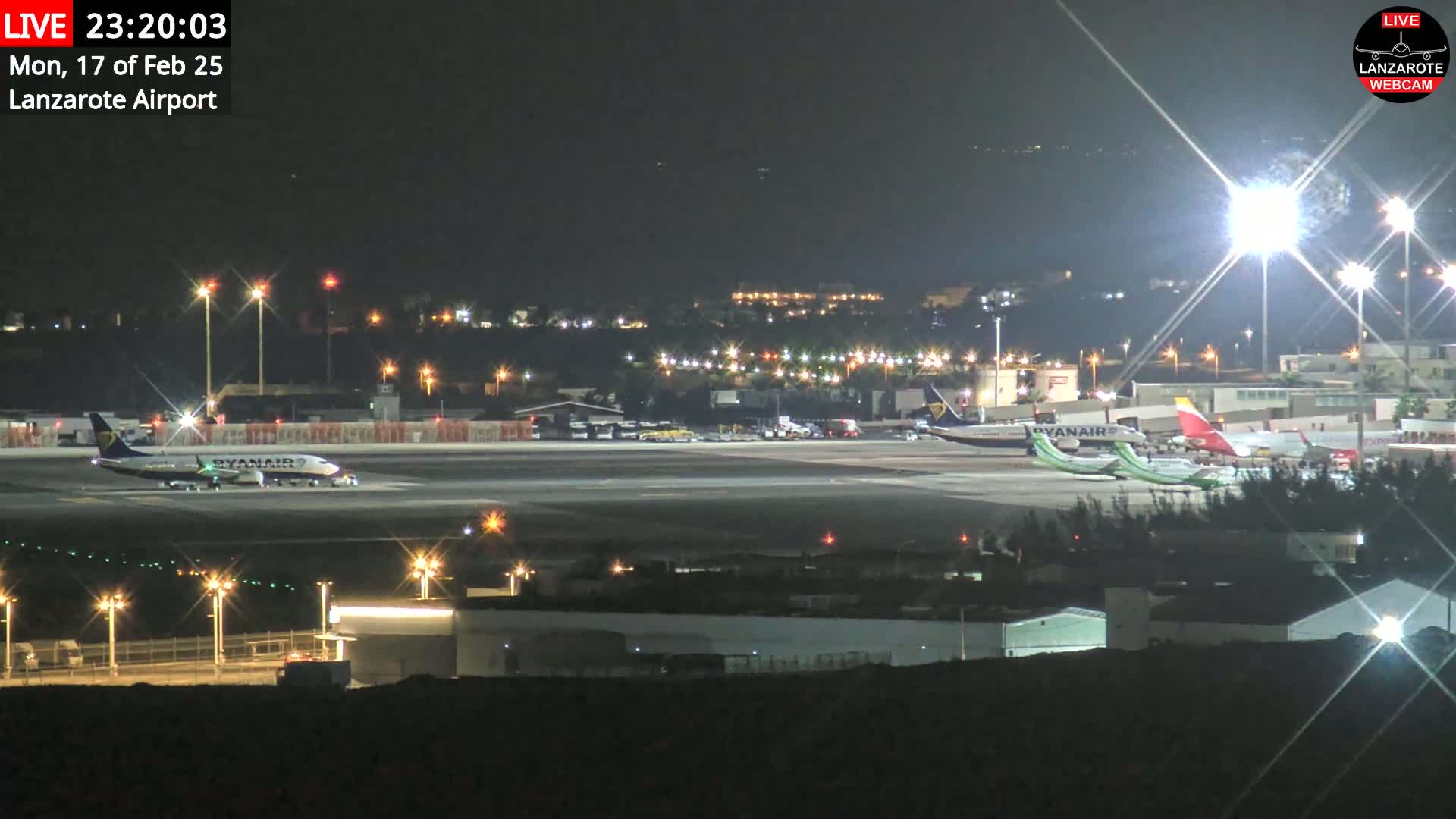 Lanzarote Airport from Outside Live Cam - Canary Islands - Las Palmas - Spain