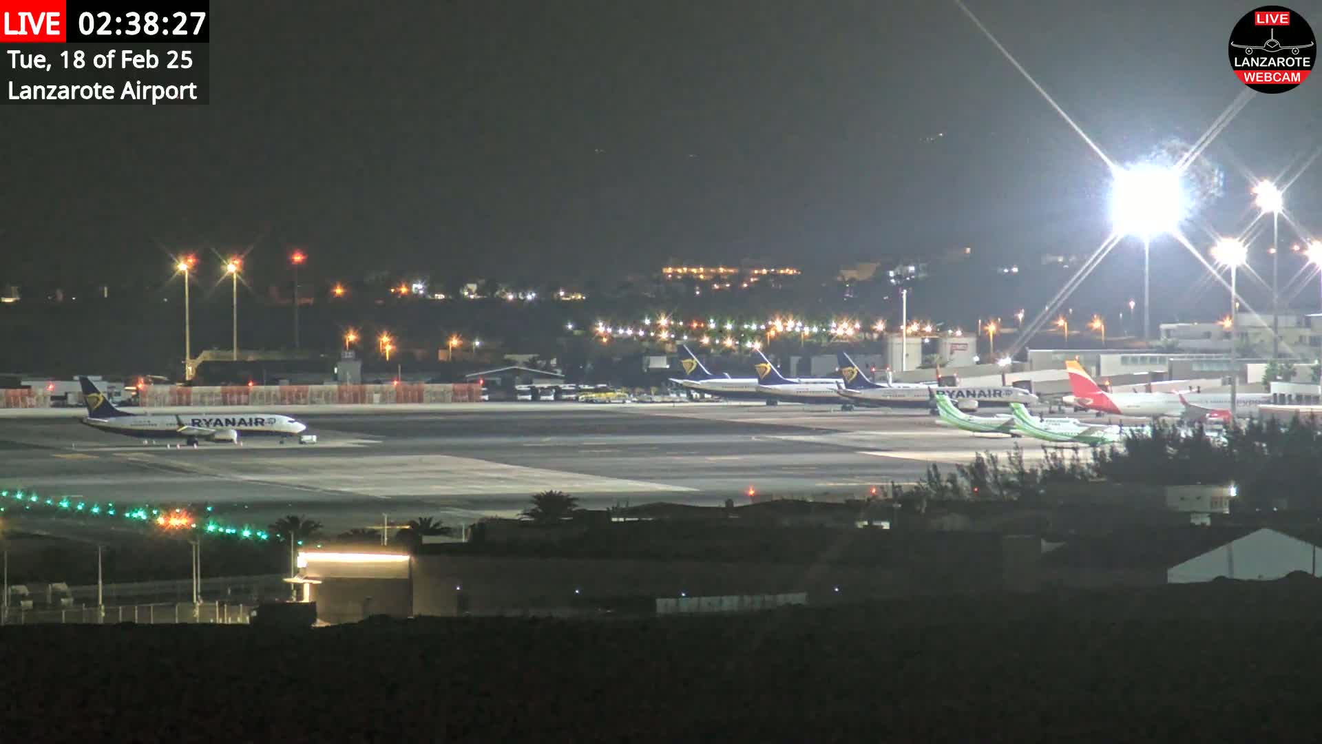 Lanzarote Airport from Outside Live Cam - Canary Islands - Las Palmas - Spain