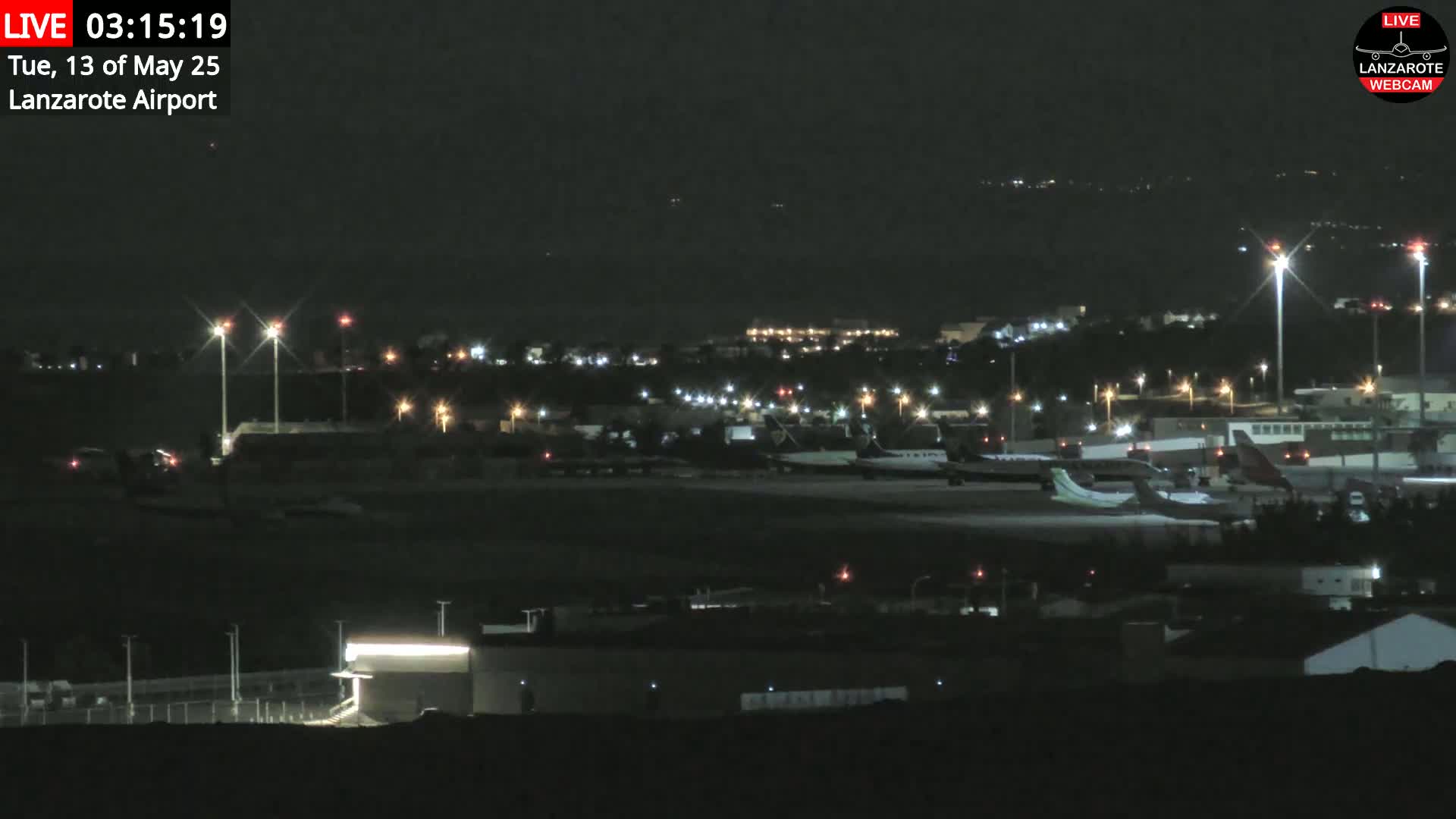 Lanzarote Airport from Outside Live Cam - Canary Islands - Las Palmas - Spain