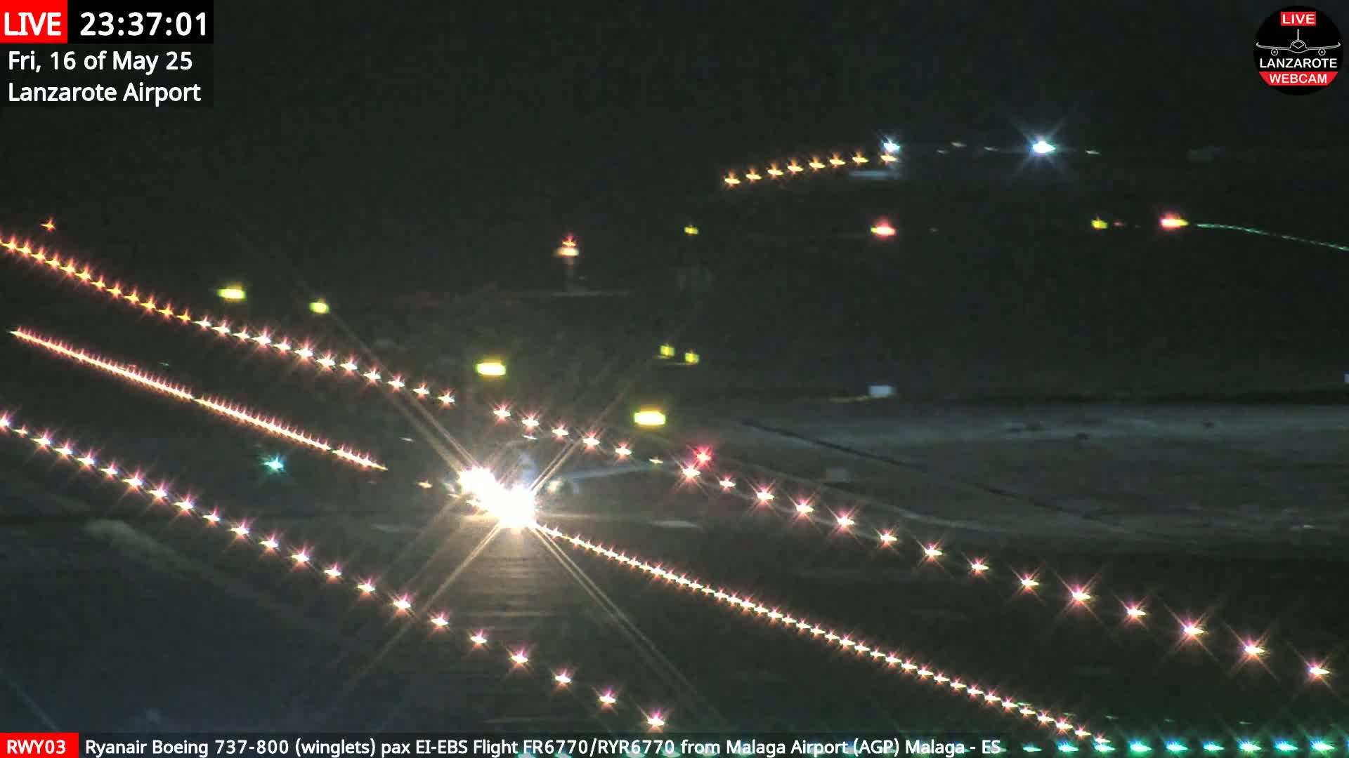 Lanzarote Airport from Outside Live Cam - Canary Islands - Las Palmas - Spain