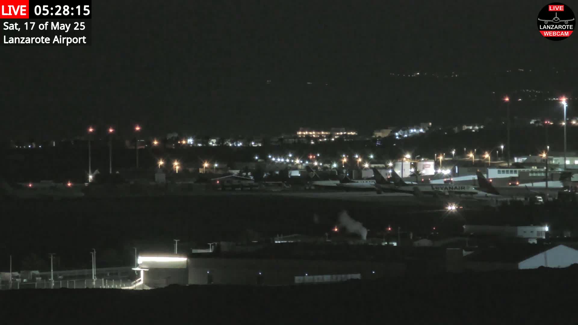 Lanzarote Airport from Outside Live Cam - Canary Islands - Las Palmas - Spain