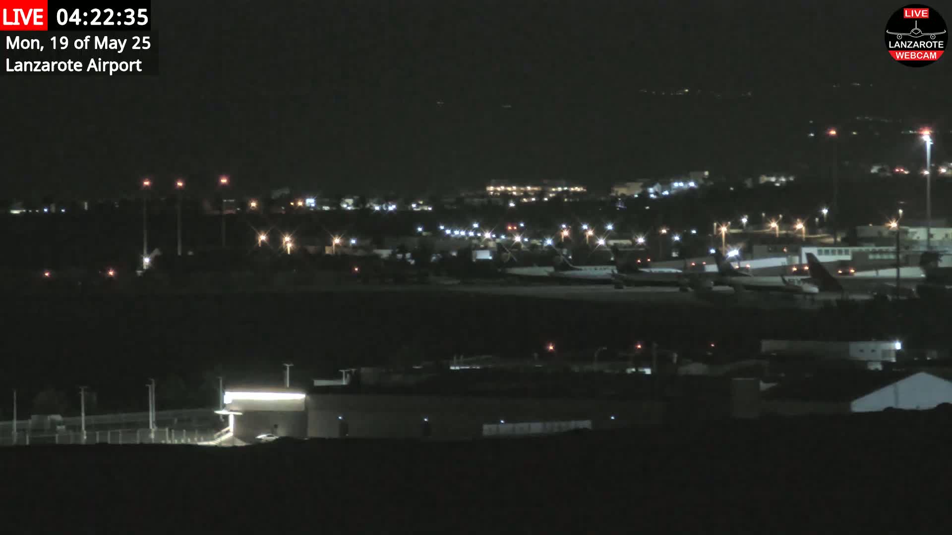 Lanzarote Airport from Outside Live Cam - Canary Islands - Las Palmas - Spain