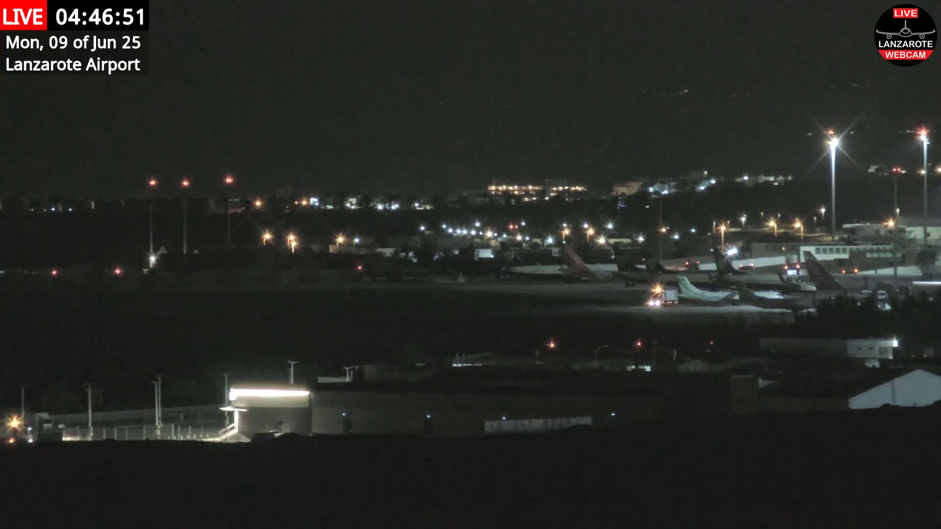 Lanzarote Airport from Outside Live Cam - Canary Islands - Las Palmas - Spain