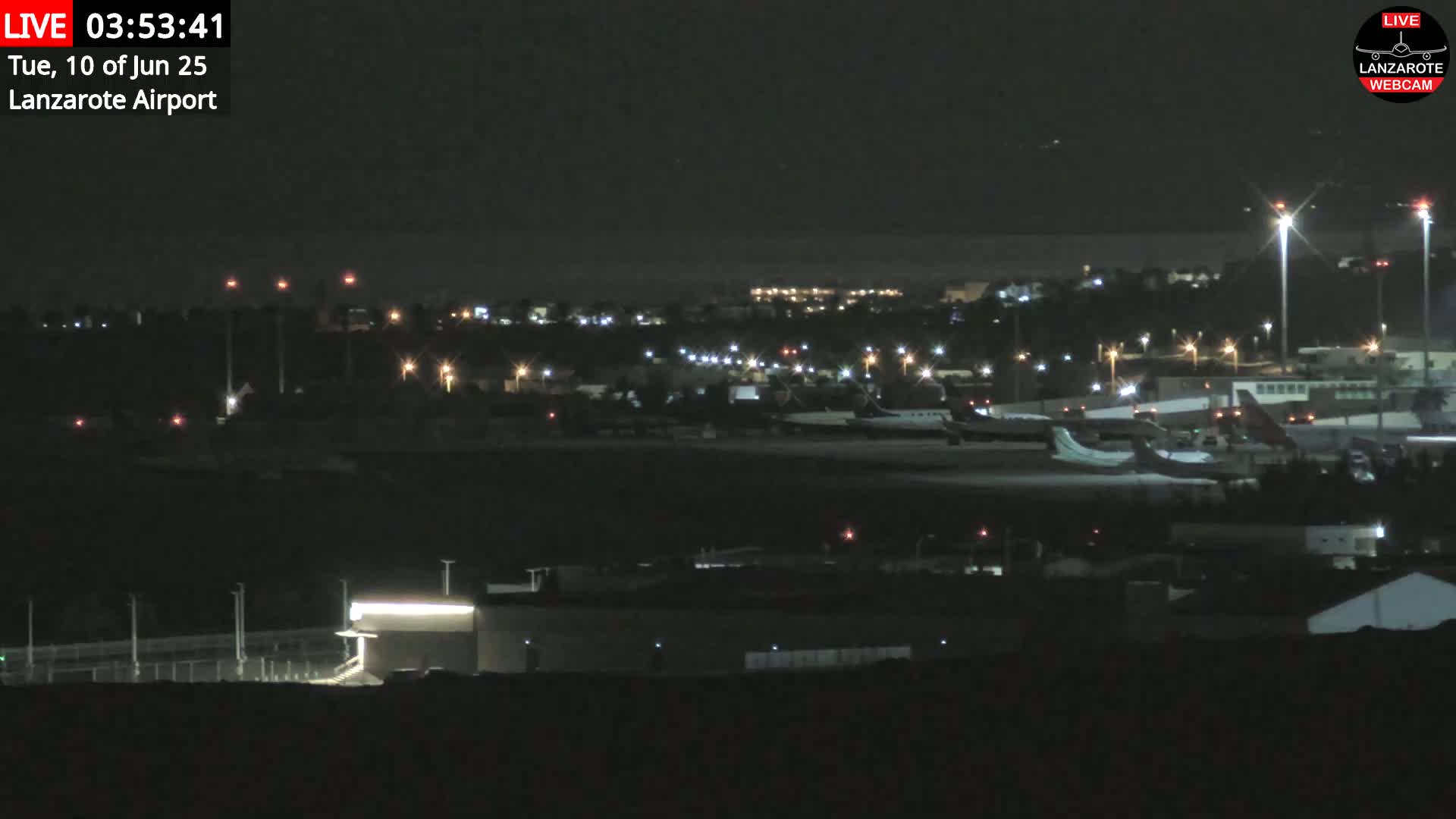 Lanzarote Airport from Outside Live Cam - Canary Islands - Las Palmas - Spain