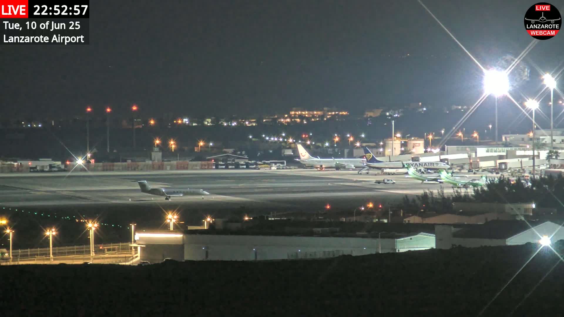 Lanzarote Airport from Outside Live Cam - Canary Islands - Las Palmas - Spain