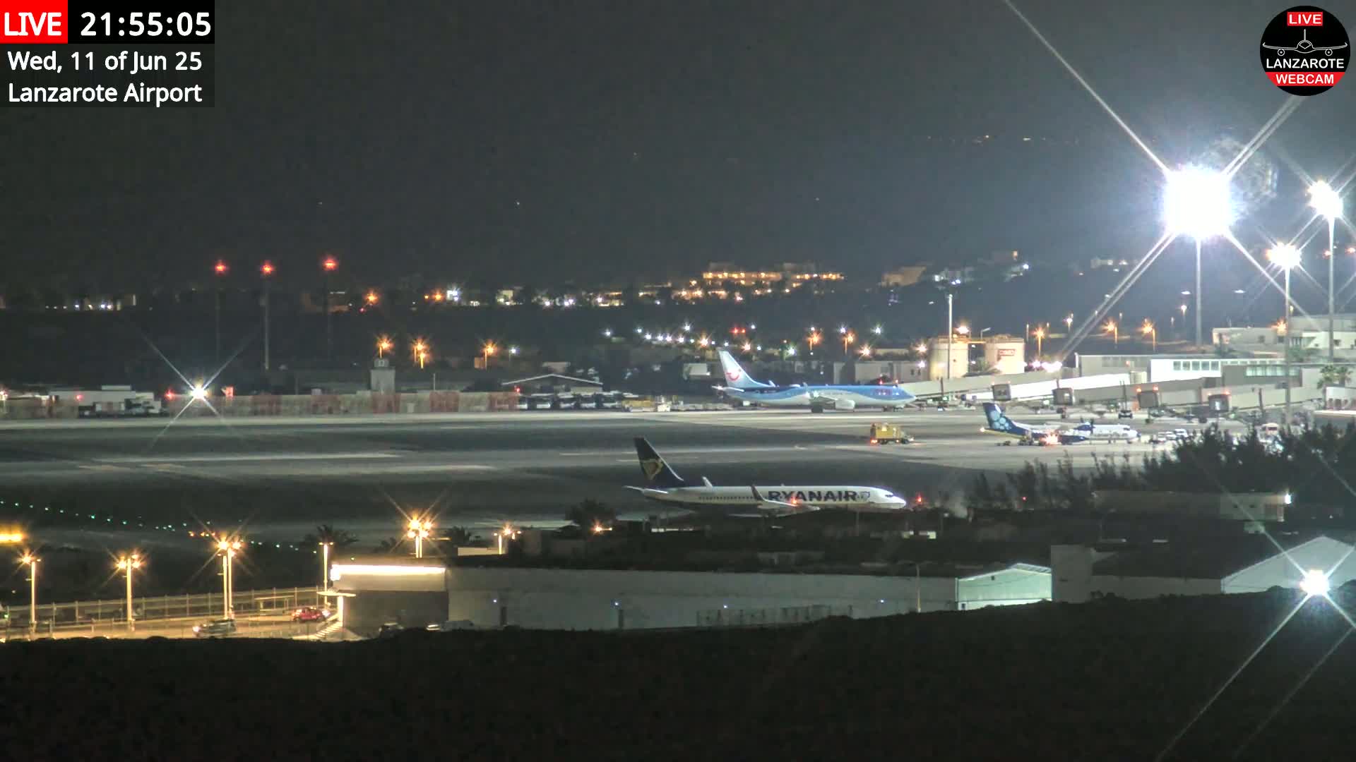 Lanzarote Airport from Outside Live Cam - Canary Islands - Las Palmas - Spain