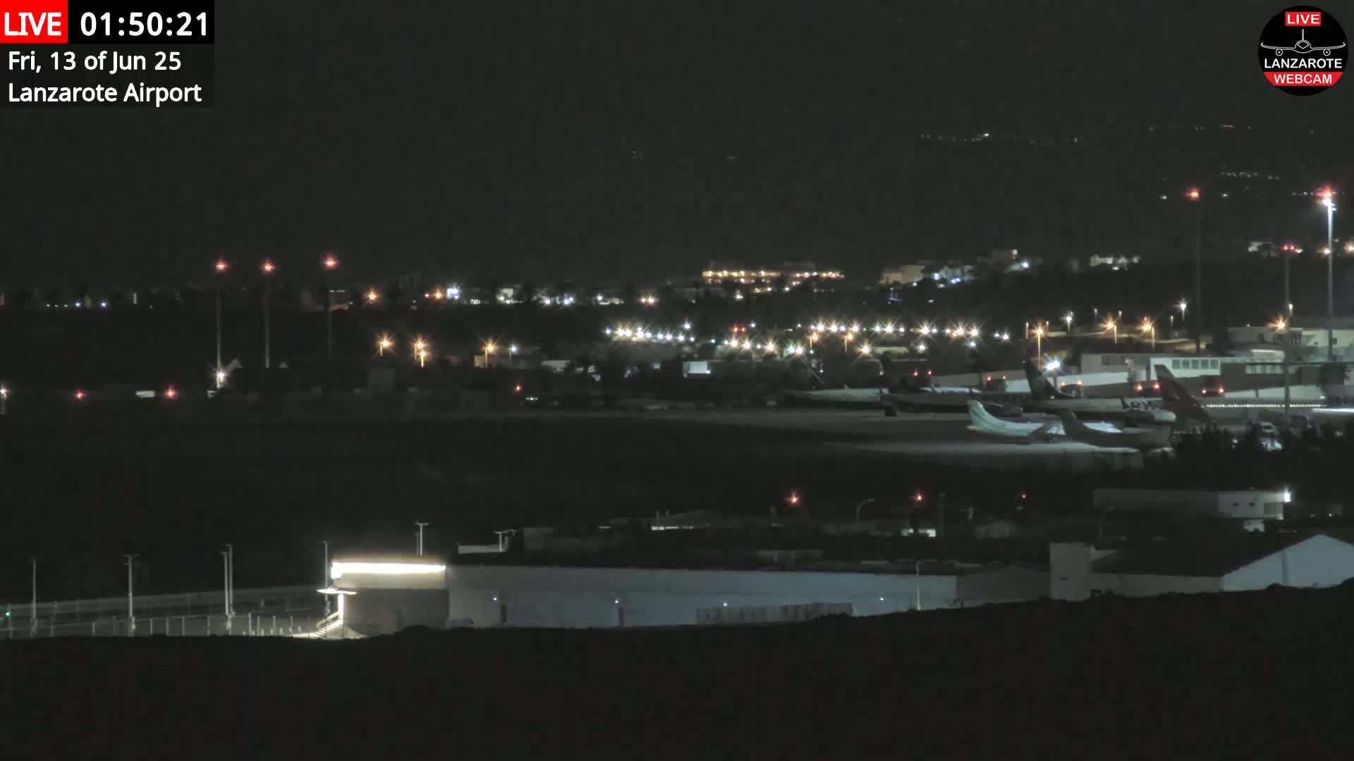 Lanzarote Airport from Outside Live Cam - Canary Islands - Las Palmas - Spain
