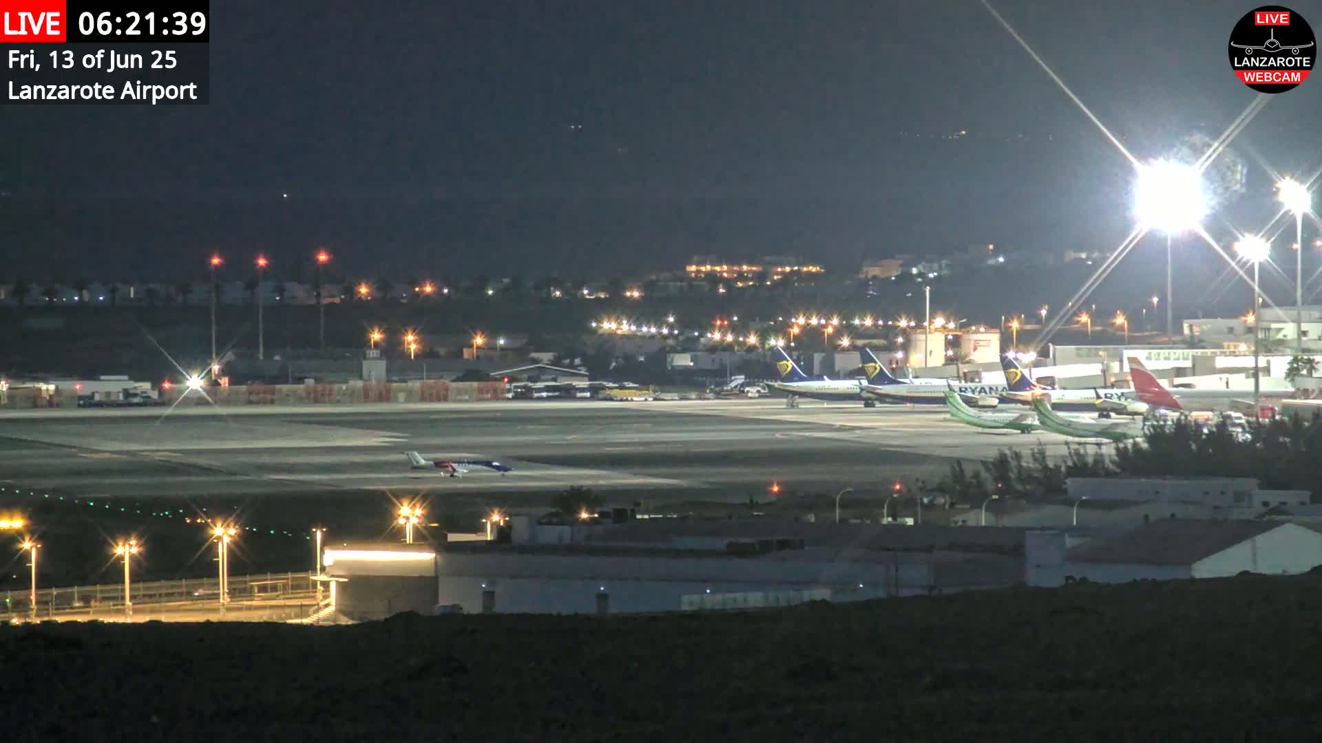 Lanzarote Airport from Outside Live Cam - Canary Islands - Las Palmas - Spain