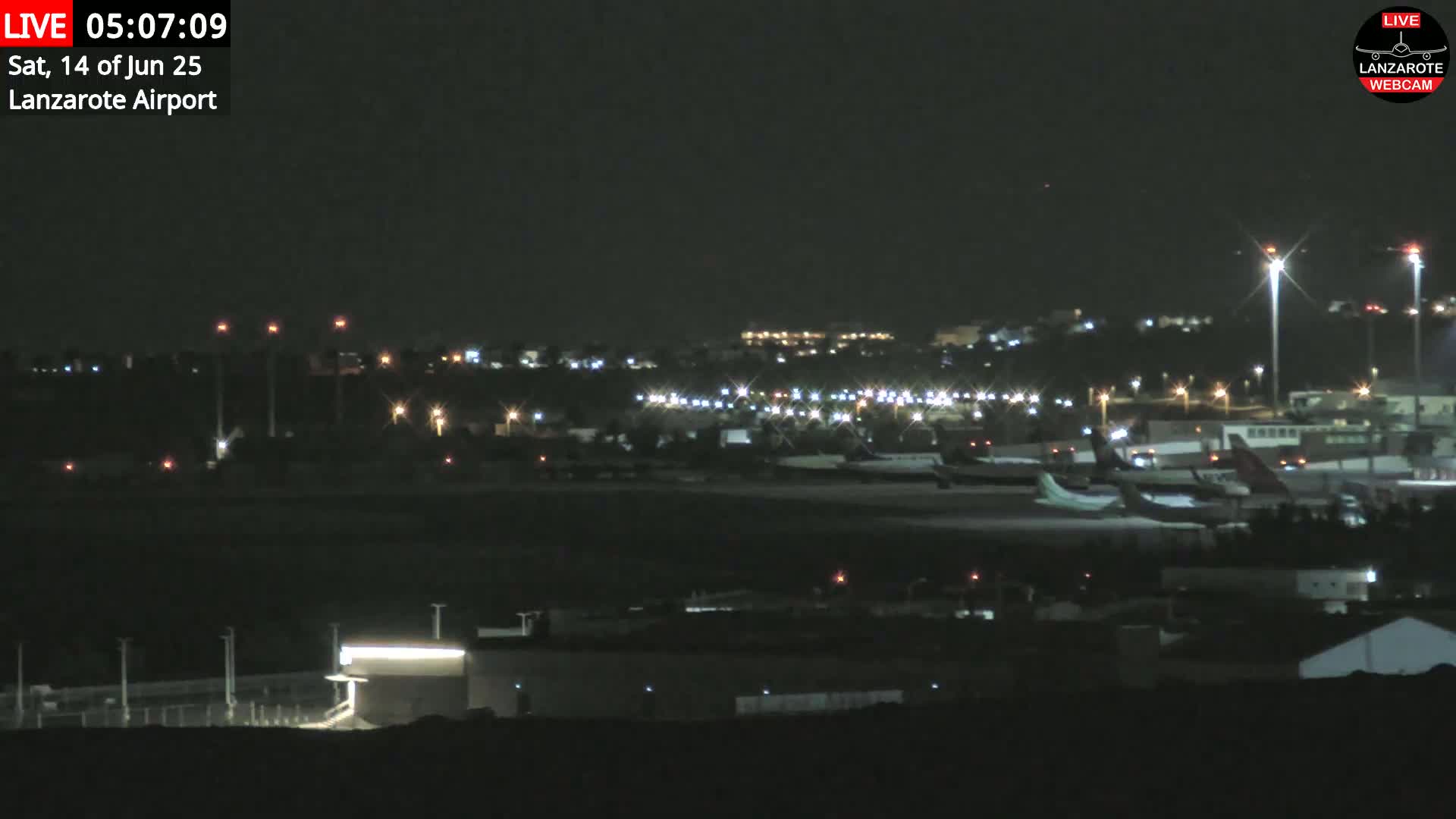 Lanzarote Airport from Outside Live Cam - Canary Islands - Las Palmas - Spain