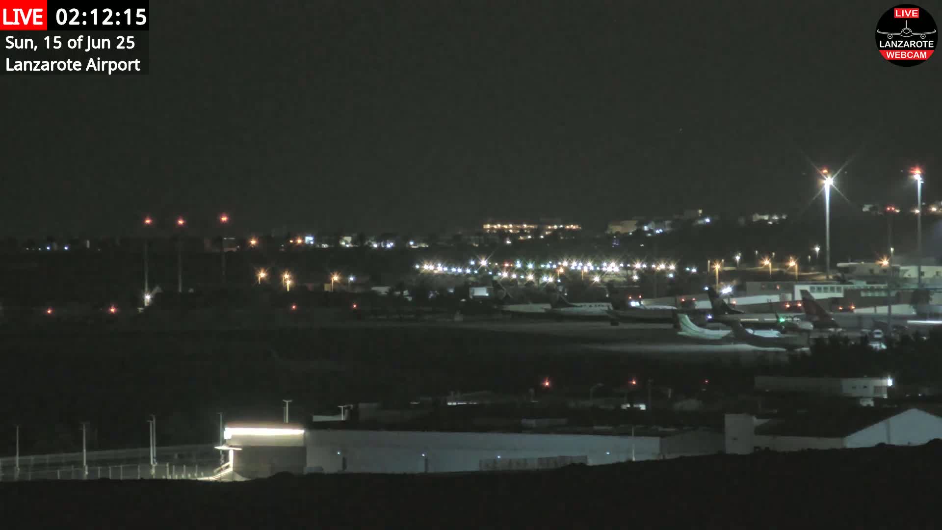 Lanzarote Airport from Outside Live Cam - Canary Islands - Las Palmas - Spain