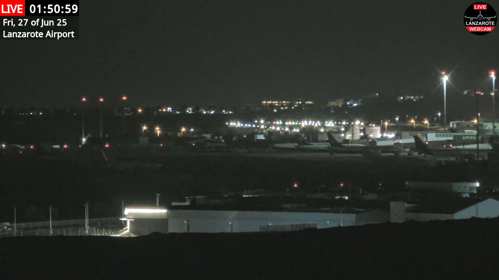 Lanzarote Airport from Outside Live Cam - Canary Islands - Las Palmas - Spain