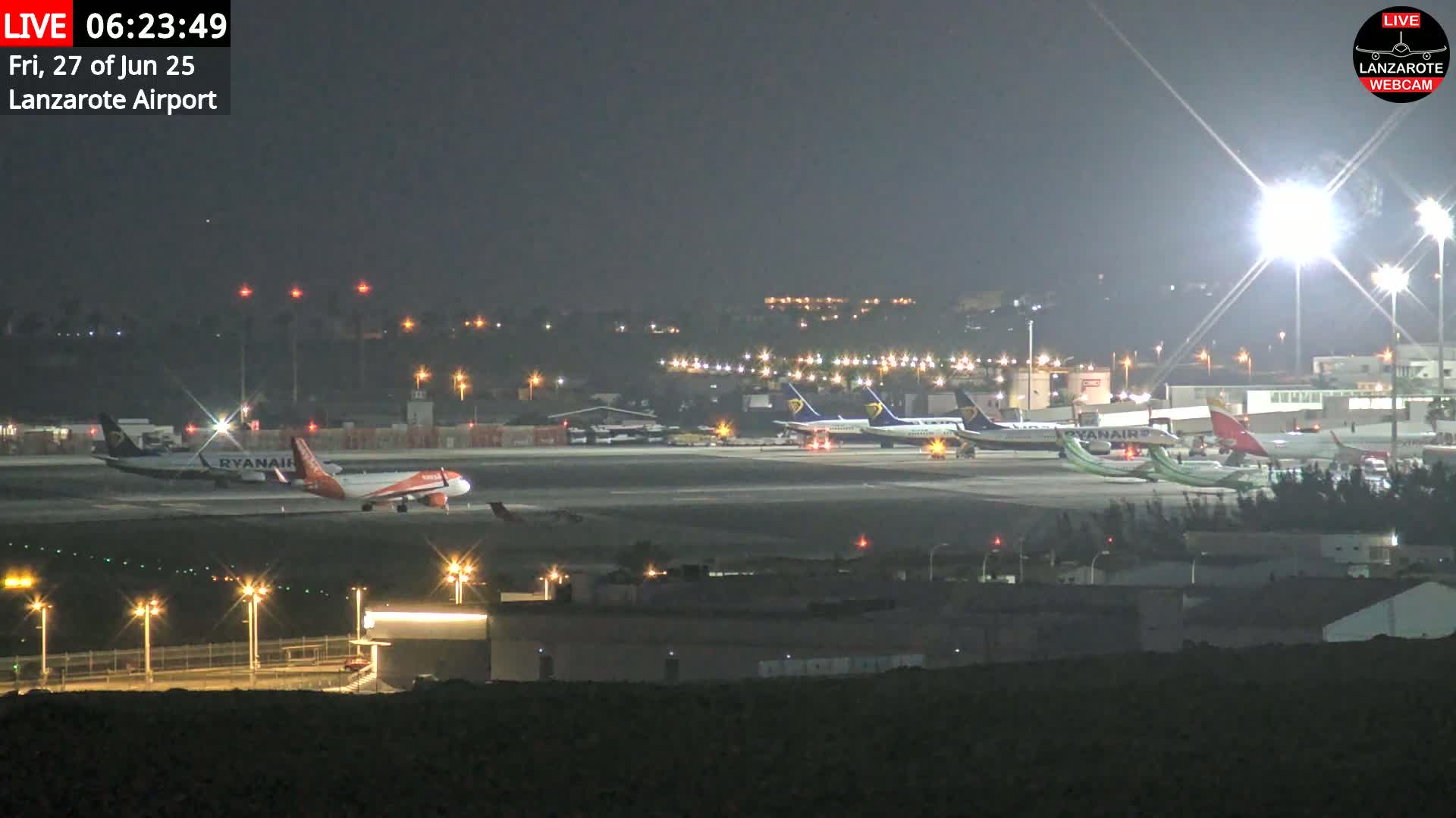 Lanzarote Airport from Outside Live Cam - Canary Islands - Las Palmas - Spain